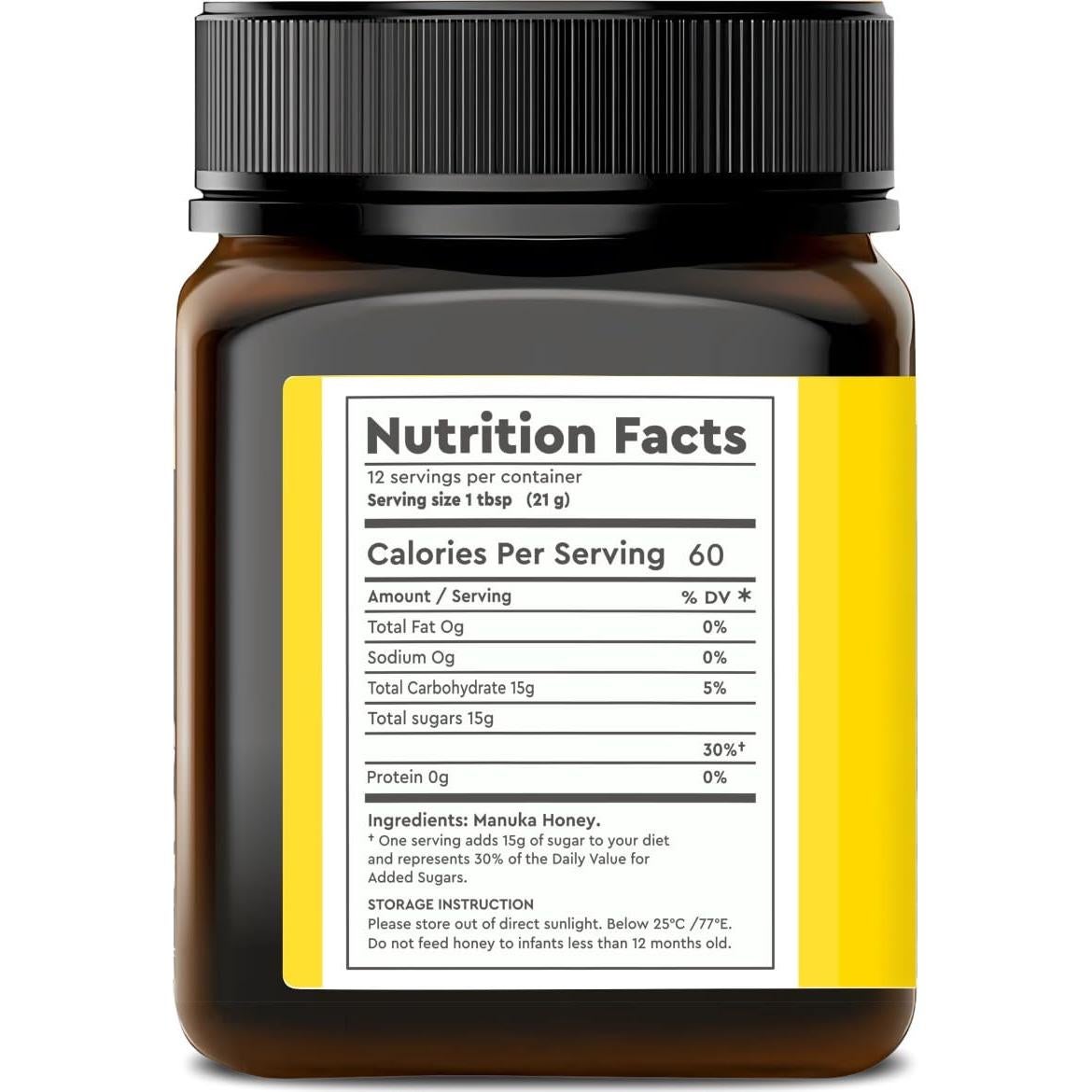 Miel de Manuka Cruda Healthlee UMF 15+ 255 g Nueva Zelanda