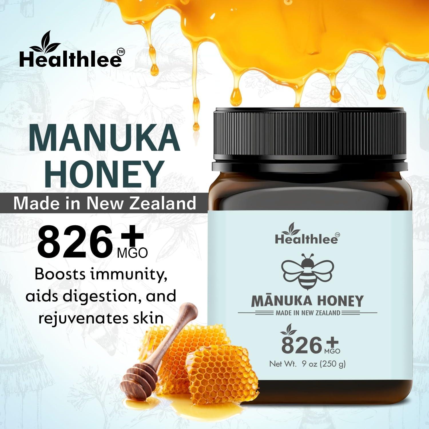 Miel de Manuka Healthlee UMF 20 - 250 g Pura de Nueva Zelanda
