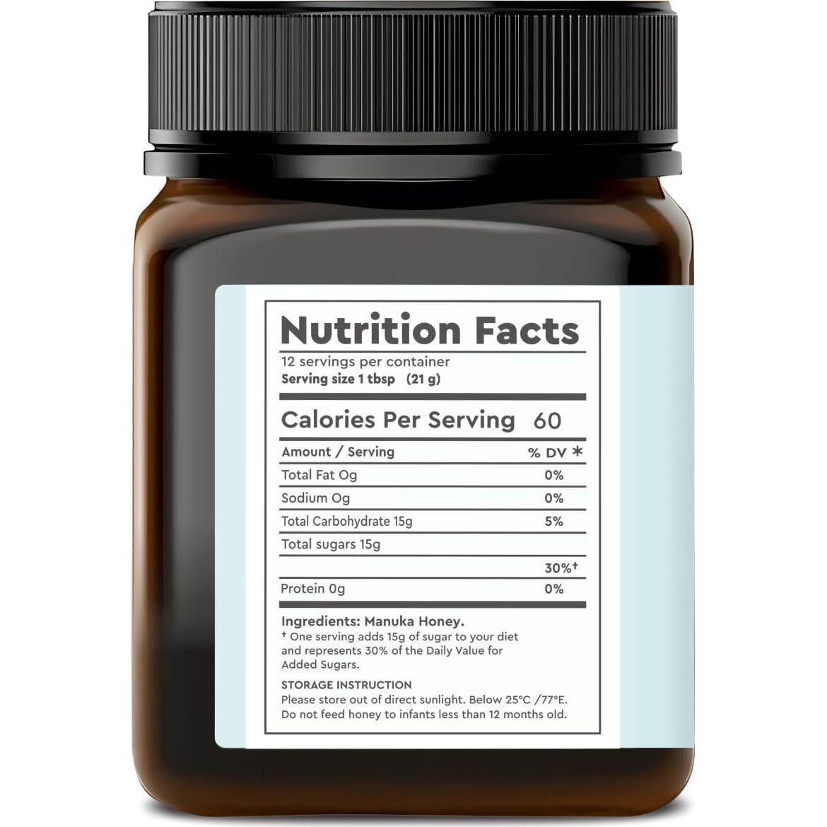 Miel de Manuka Healthlee UMF 20 - 250 g Pura de Nueva Zelanda