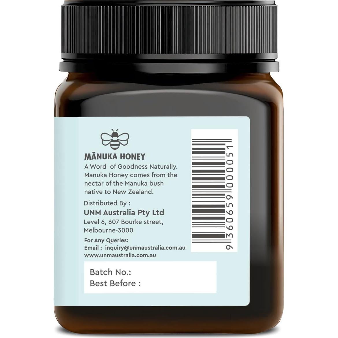 Miel de Manuka Healthlee UMF 20 - 250 g Pura de Nueva Zelanda