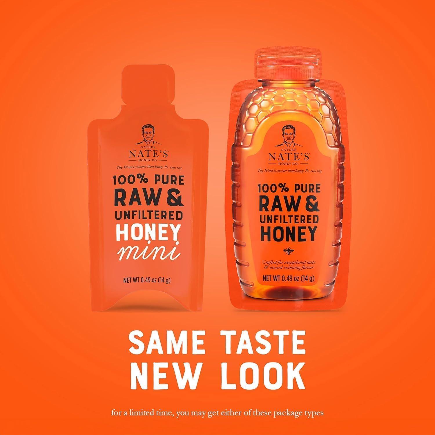 Mini Miel Pura Nature Nate - 20 Paquetes de 14g