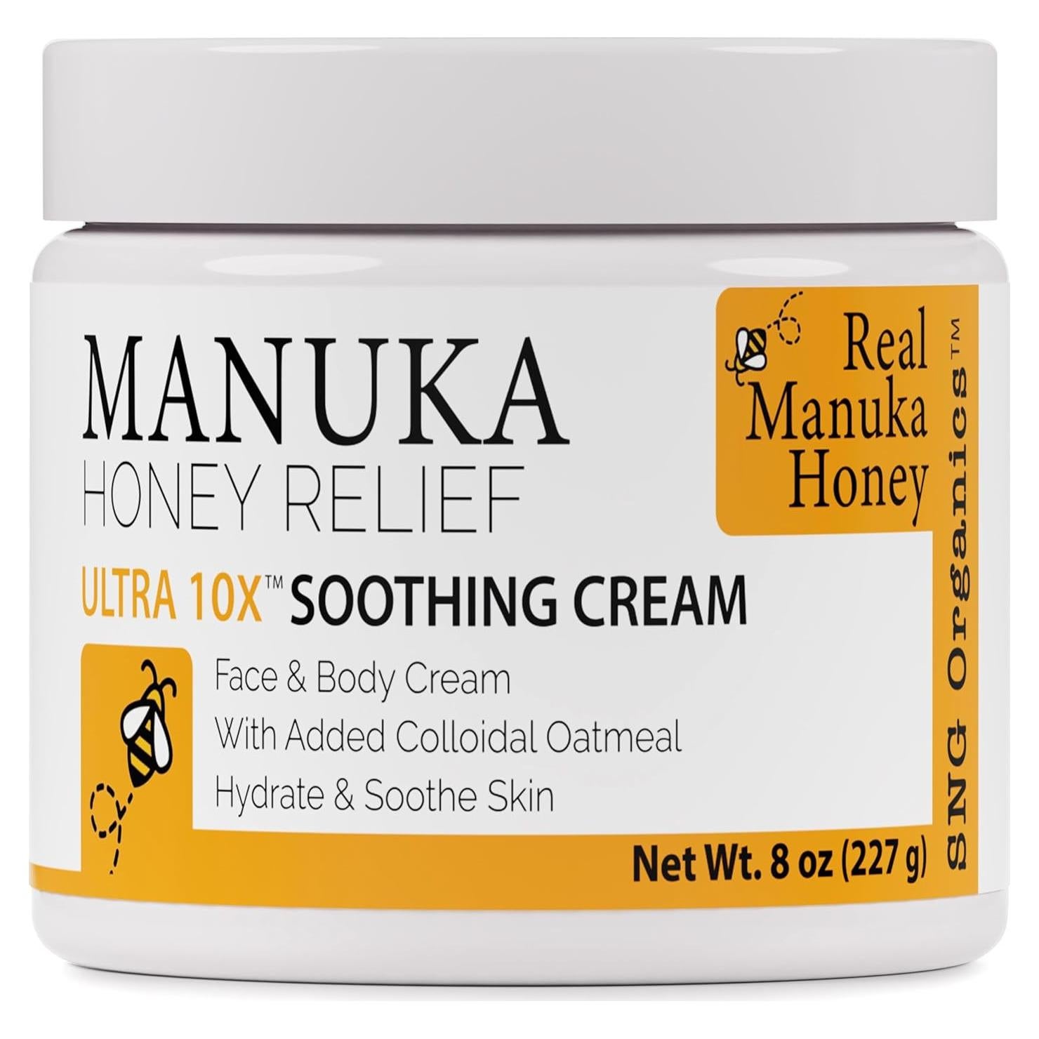 Crema Hidratante de Miel de Manuka Super Natural Goods 240 ml