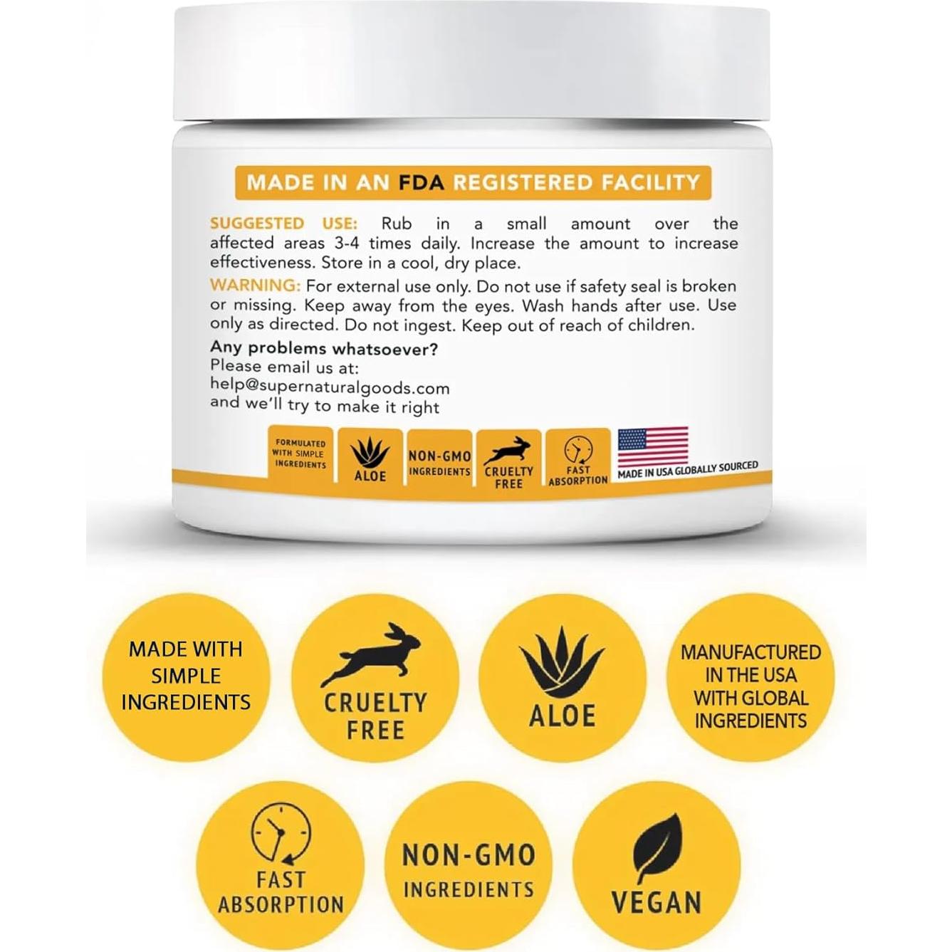 Crema Hidratante de Miel de Manuka Super Natural Goods 240 ml