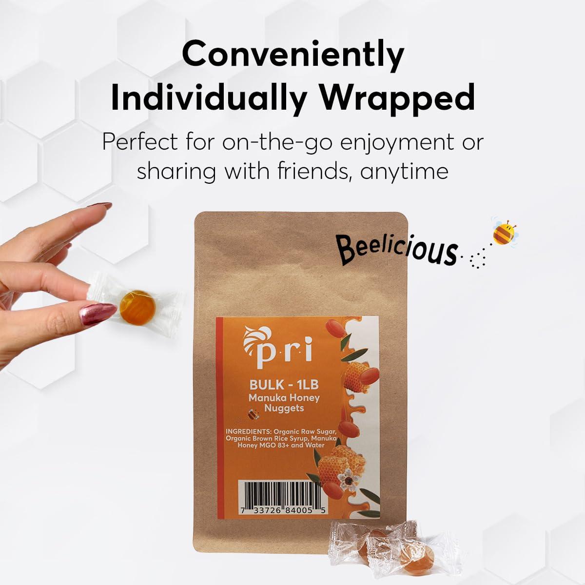 Caramelos de Miel Manuka P.R.I 453g Naturales
