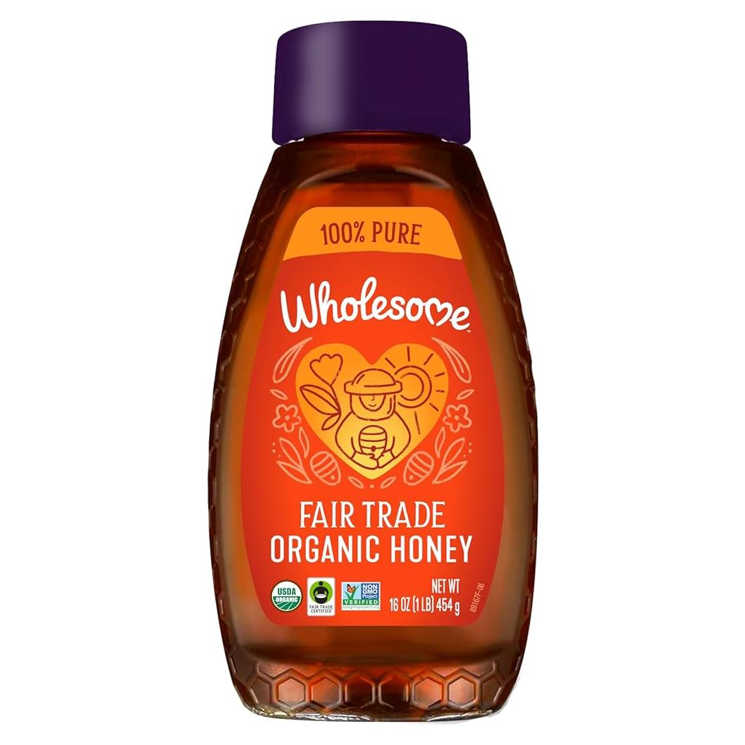 Botella de Miel Orgánica 453g Wholesome Sweeteners Pura