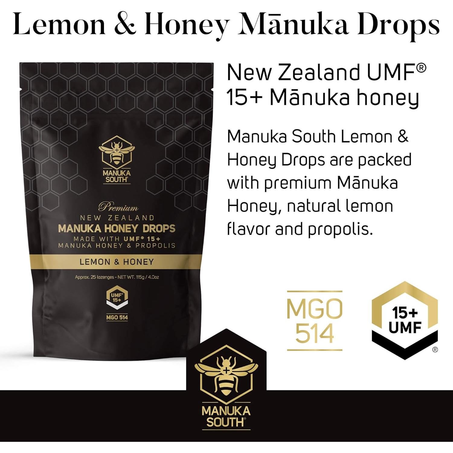 Gotas de Miel de Manuka UMF 15+ y Propóleos 25 Gotas