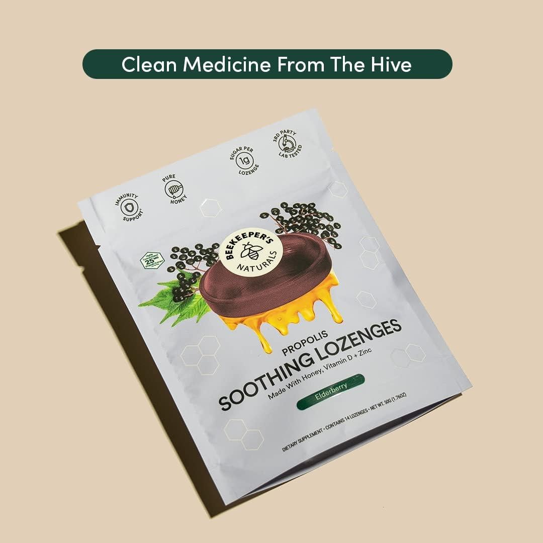 Caramelos para la tos Beekeeper's Naturals 14 unidades