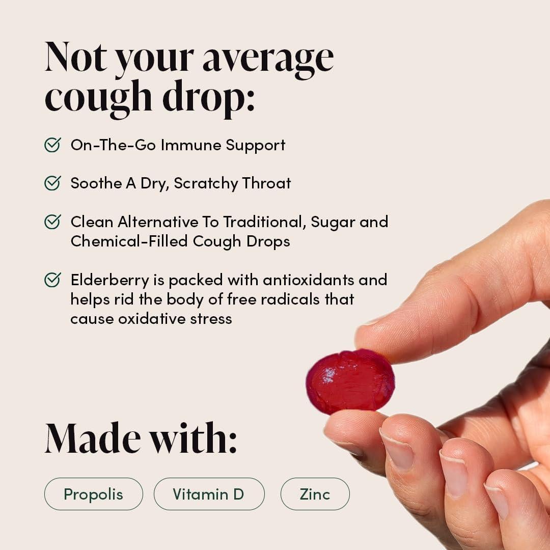 Caramelos para la tos Beekeeper's Naturals 14 unidades