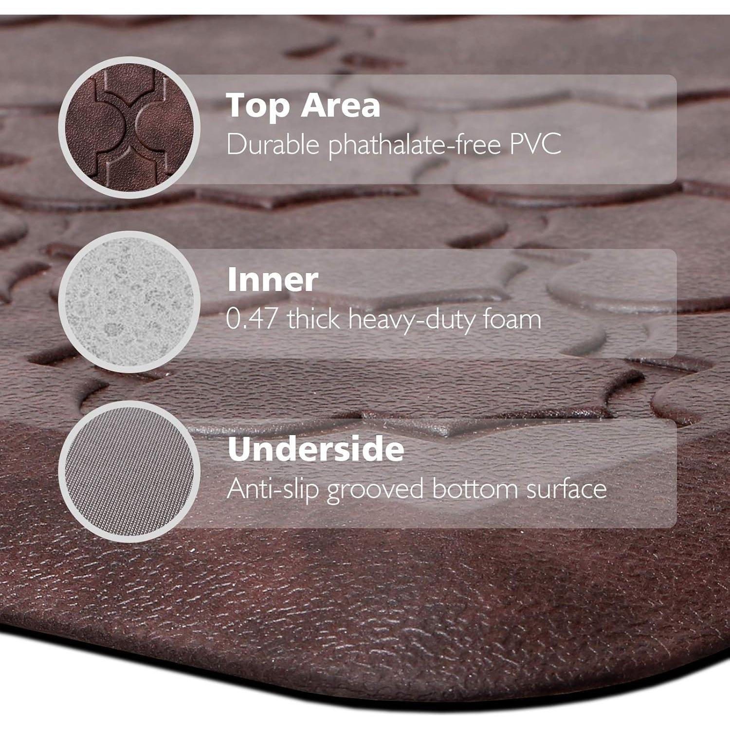 Alfombra de Cocina Acolchada WISELIFE 152x44 cm Antifatiga