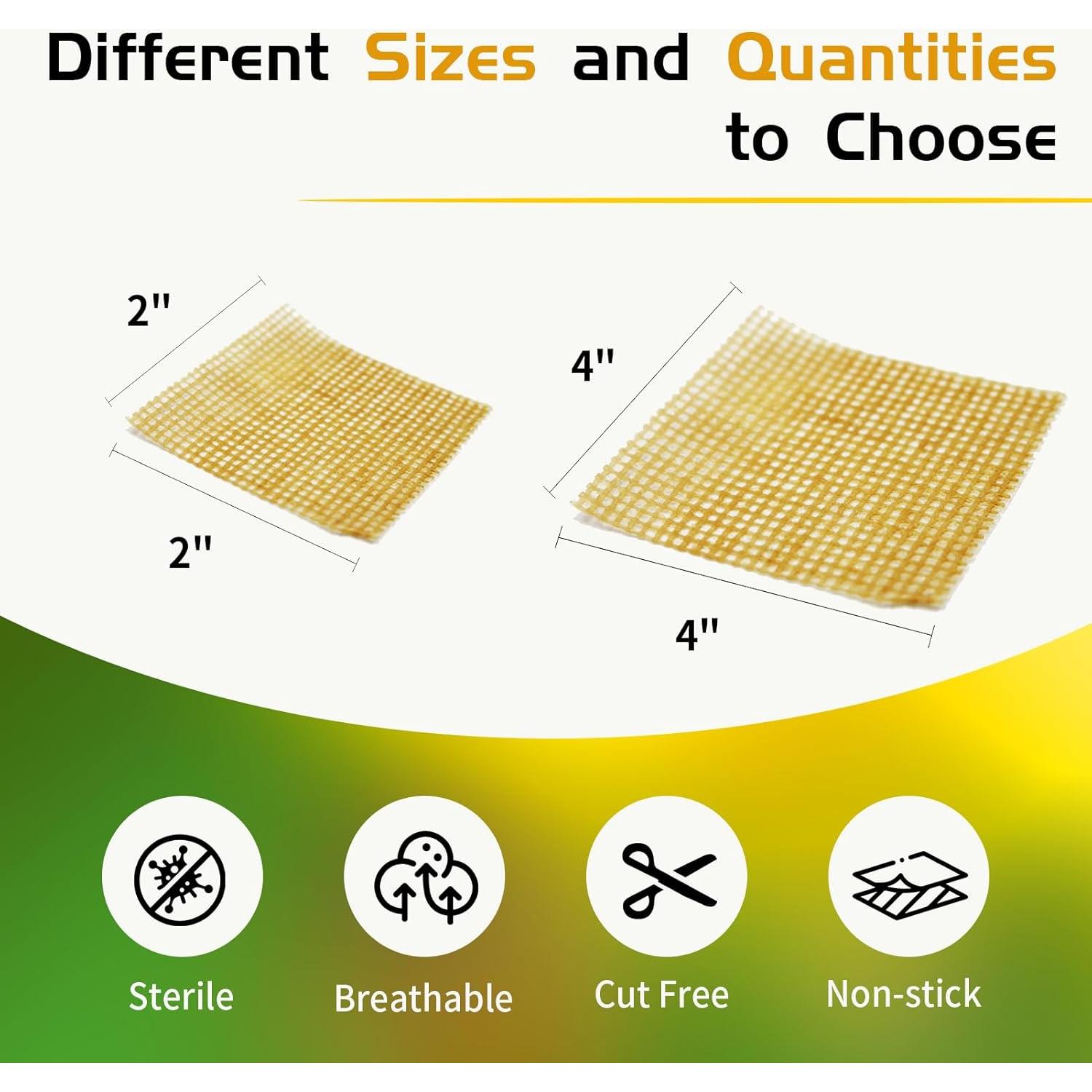 Venda de Gasa de Miel de Manuka Dermacare 10x10 cm 6 Piezas