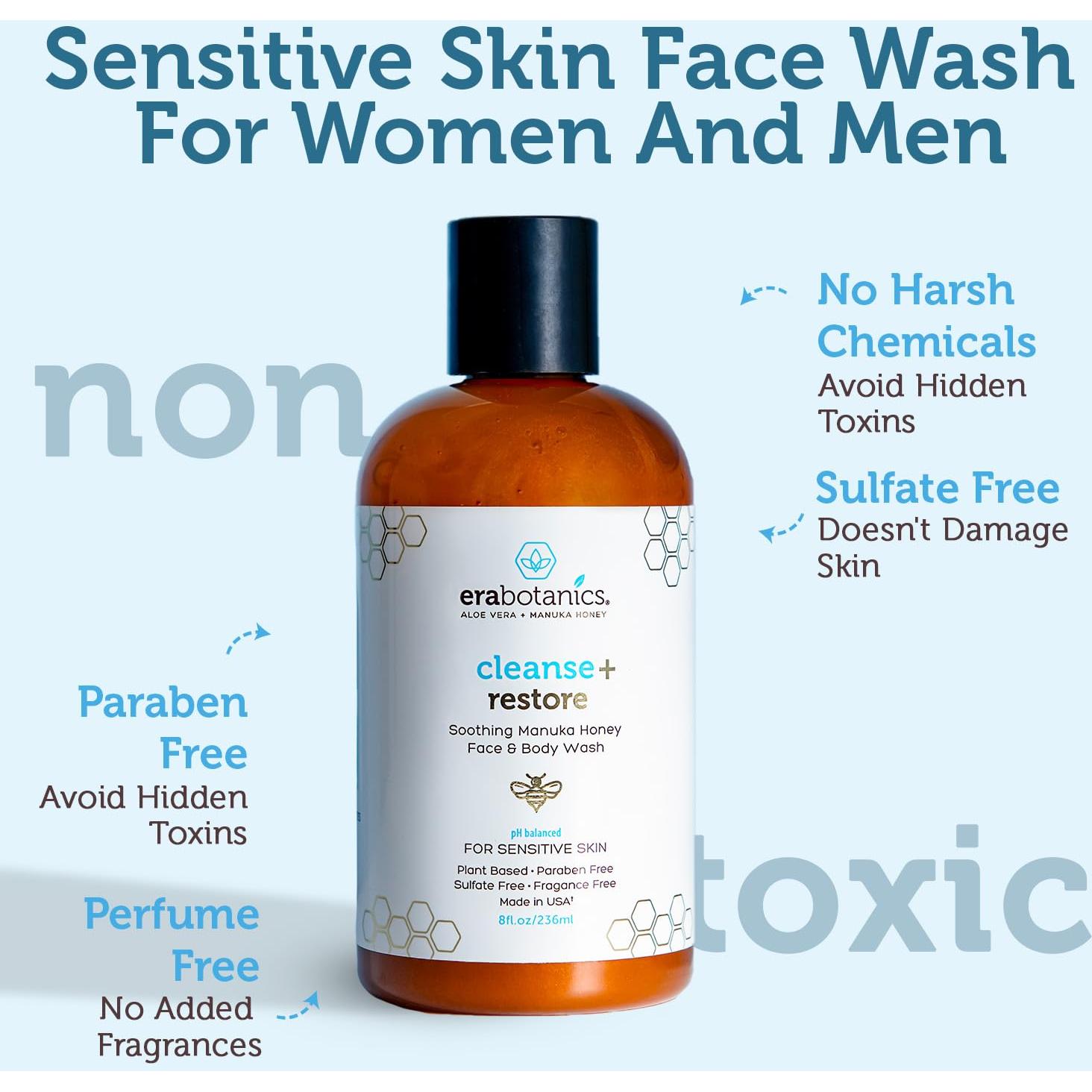 Limpiador Facial Hidratante Era Organics Miel de Manuka 240 ml