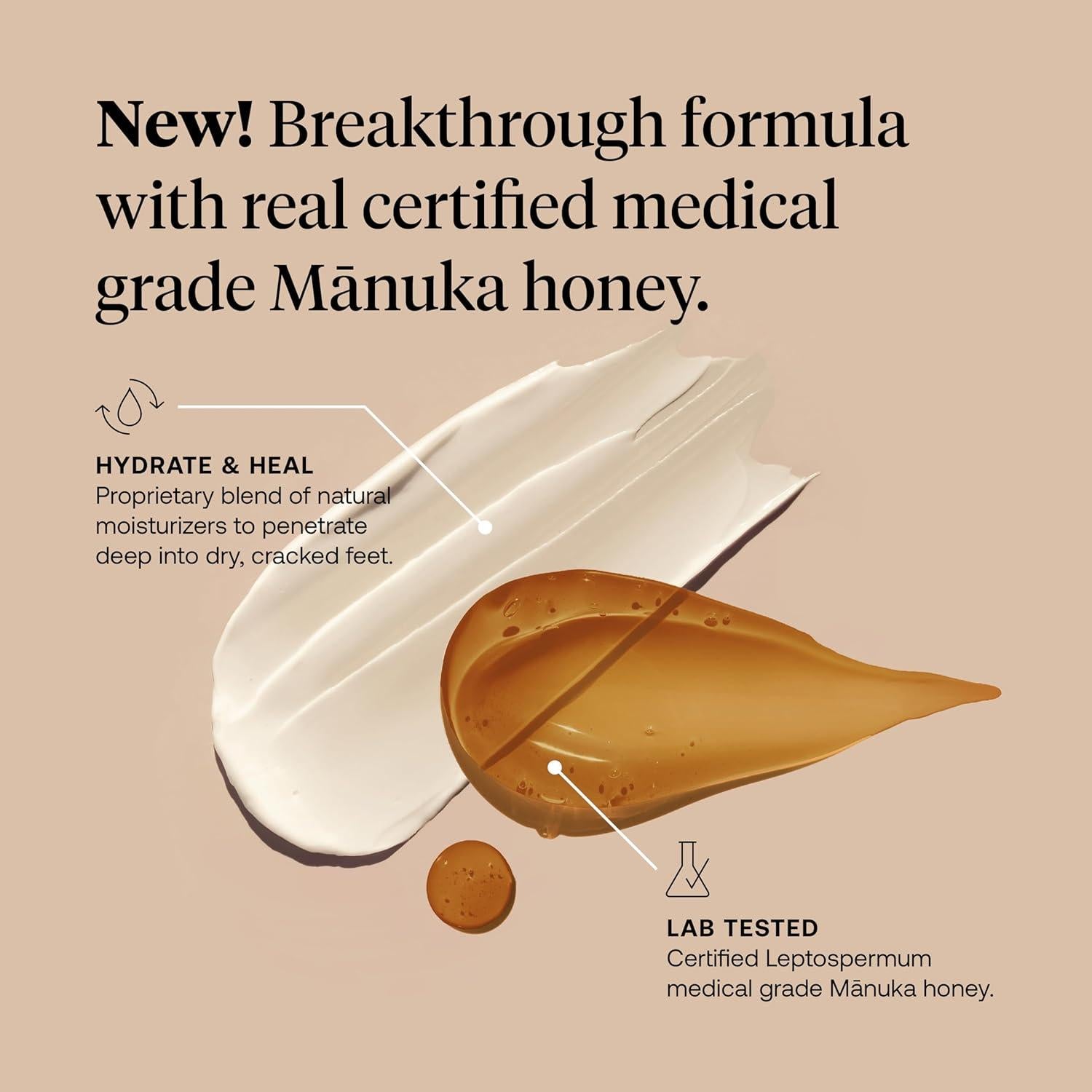 Crema Reparadora para Pies First Honey 100% Natural 90g