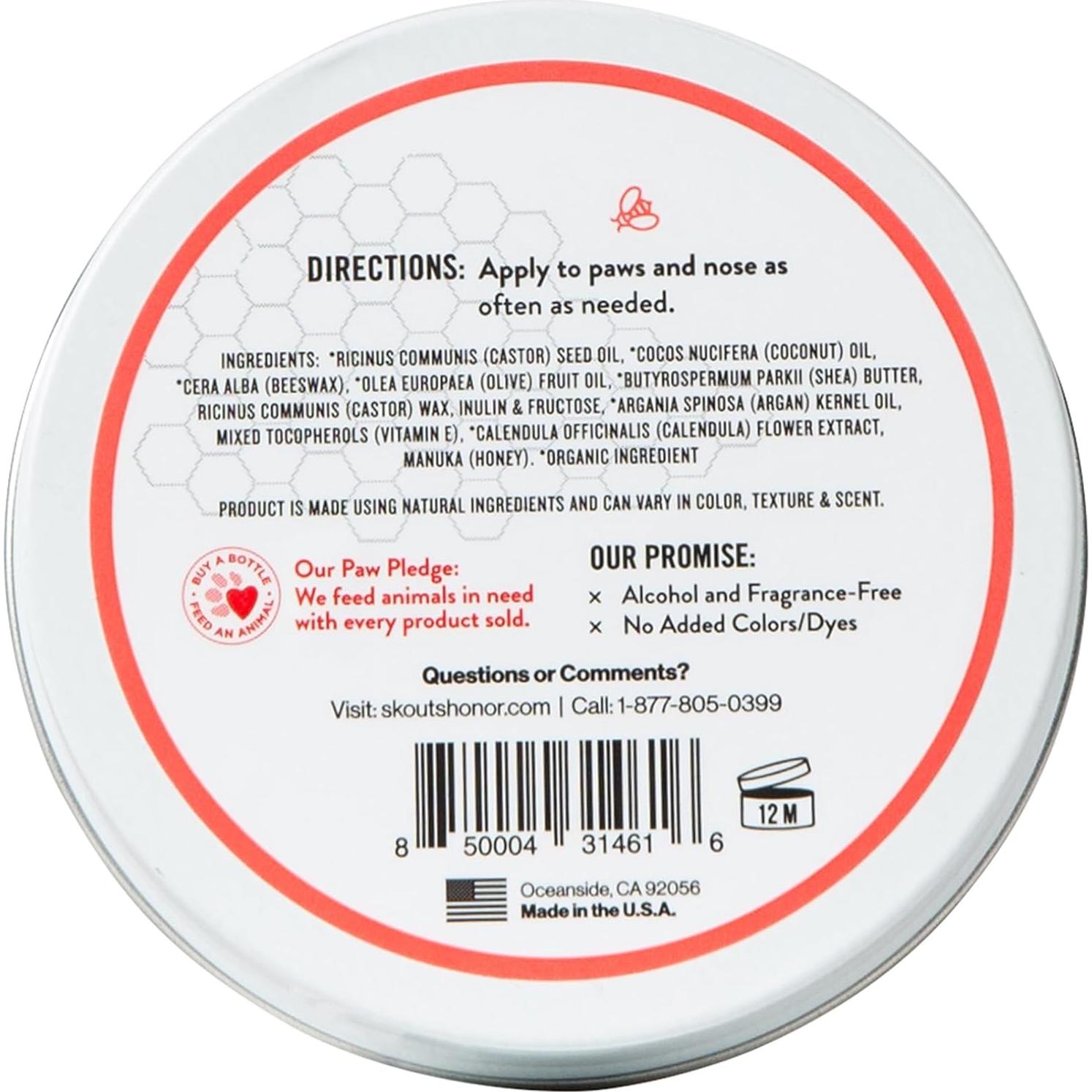 Bálsamo Prebiótico Skout's Honor 100% Natural 56,7 g