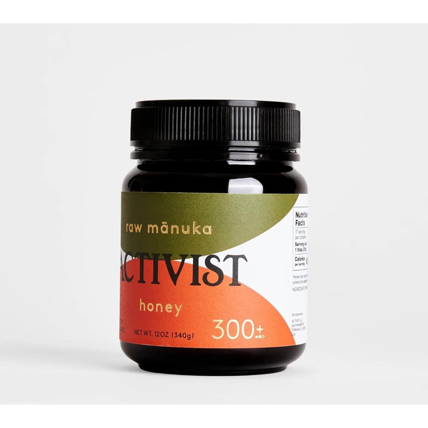 Miel Cruda de Manuka ACTIVIST 300+MGO 340g Sin OGM