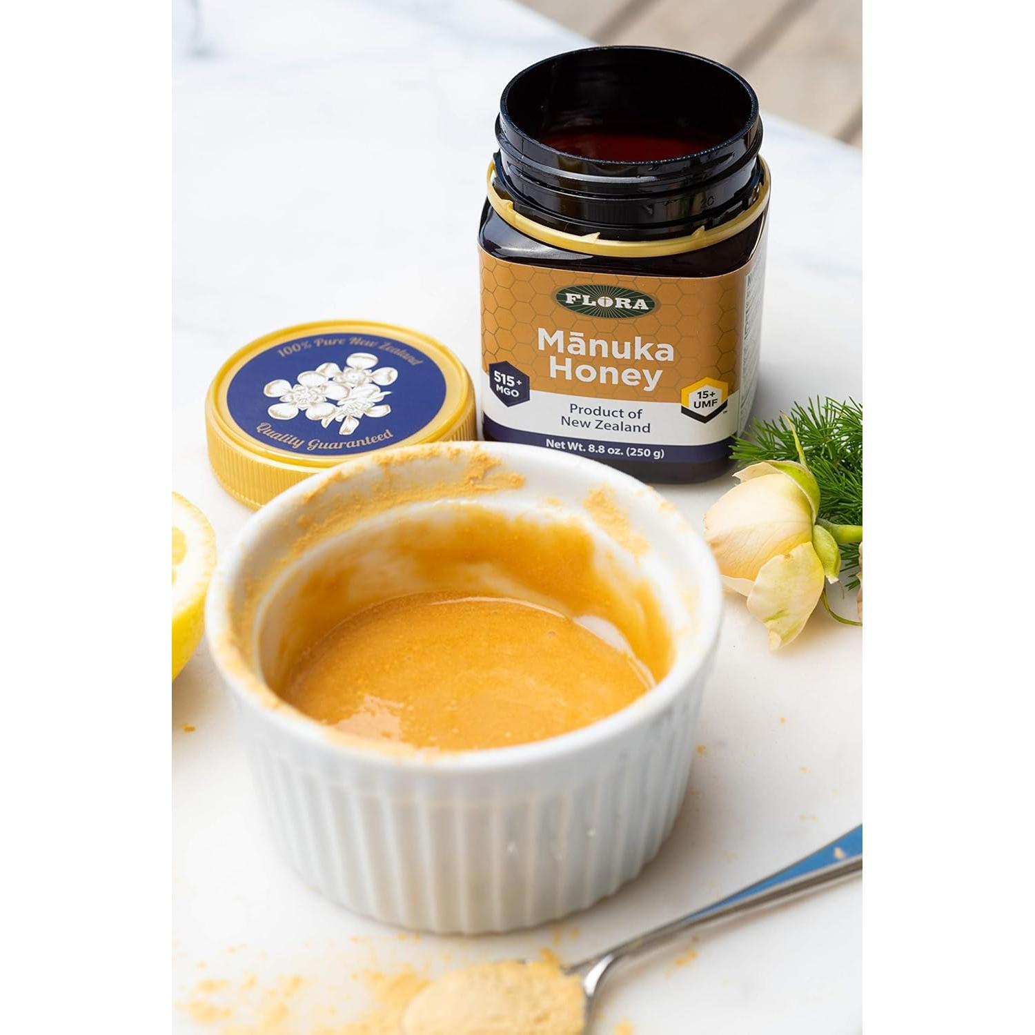 Miel de Manuka Flora MGO 515+ UMF 248g Sostenible Nueva Zelanda