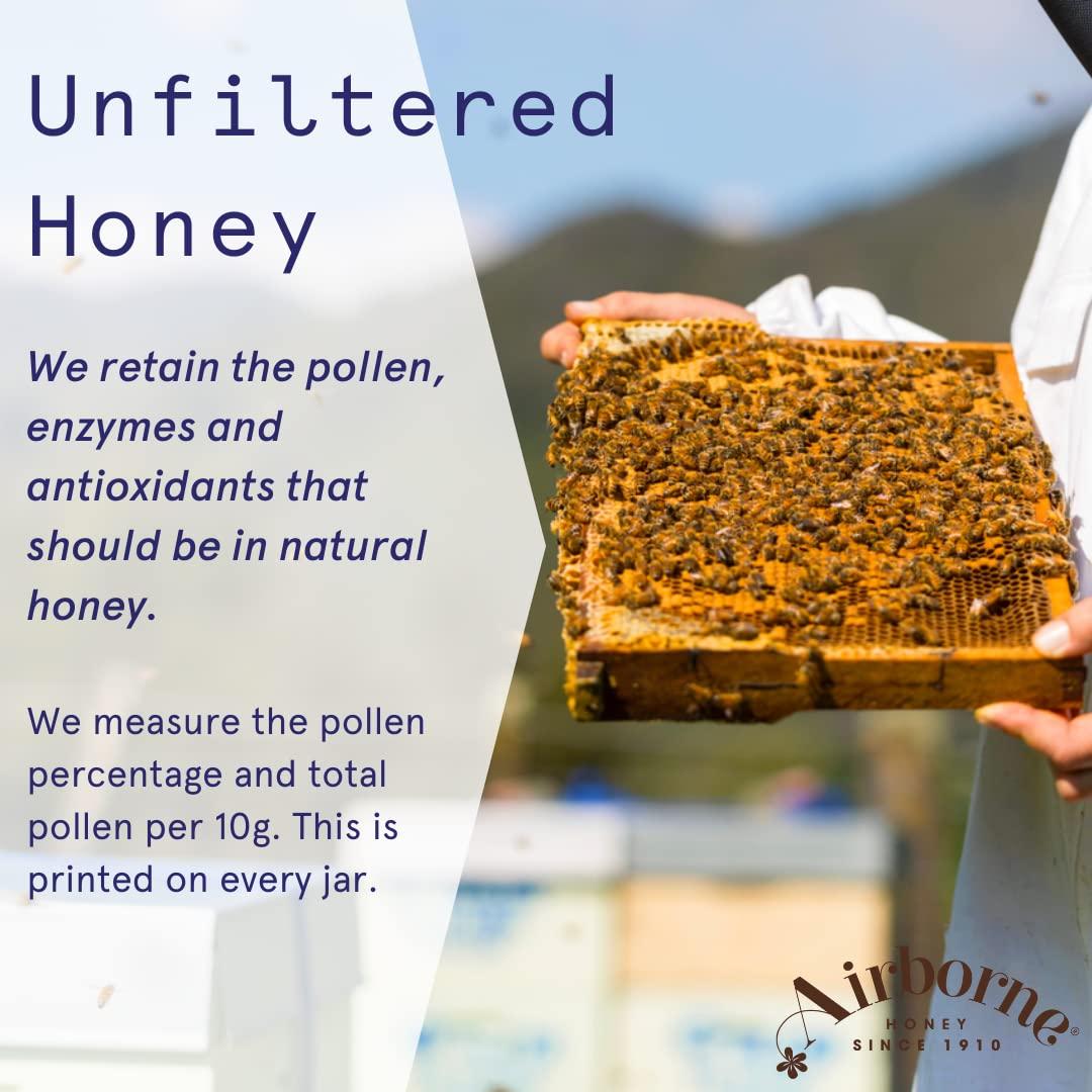 Miel Manuka Airborne 85+ Cruda 500g Pura de Nueva Zelanda