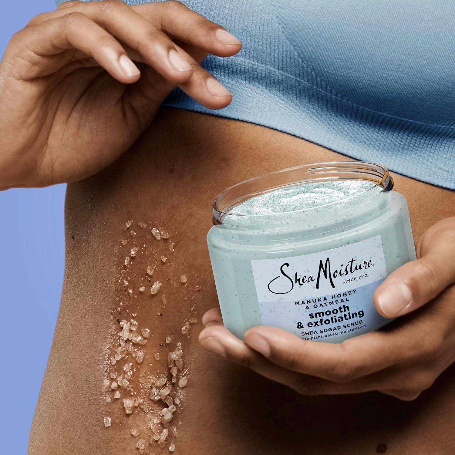 Exfoliante Corporal SheaMoisture Miel de Manuka y Avena 340g