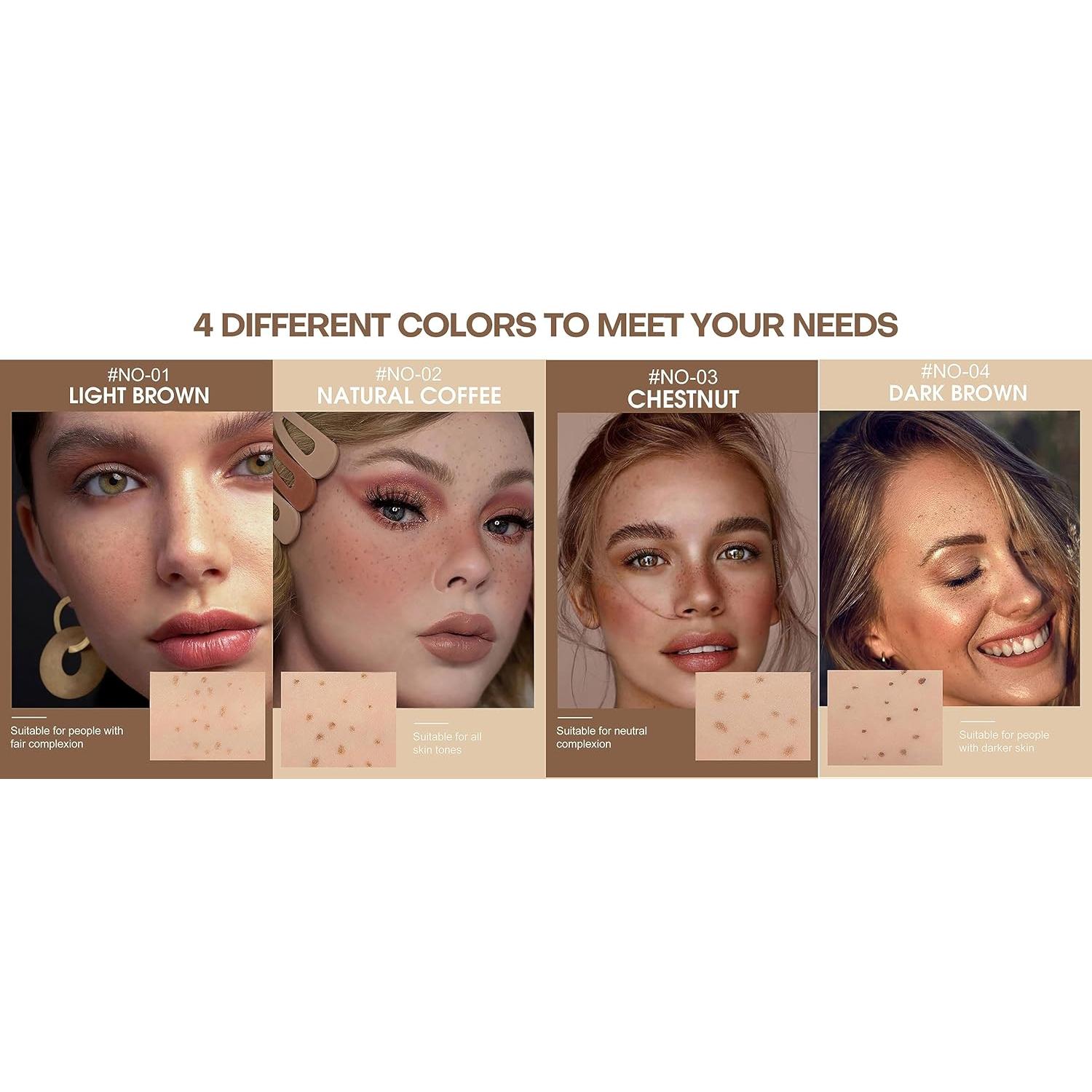 Bolígrafo de Pecas Sumeitang - Kit 4 Colores Natural