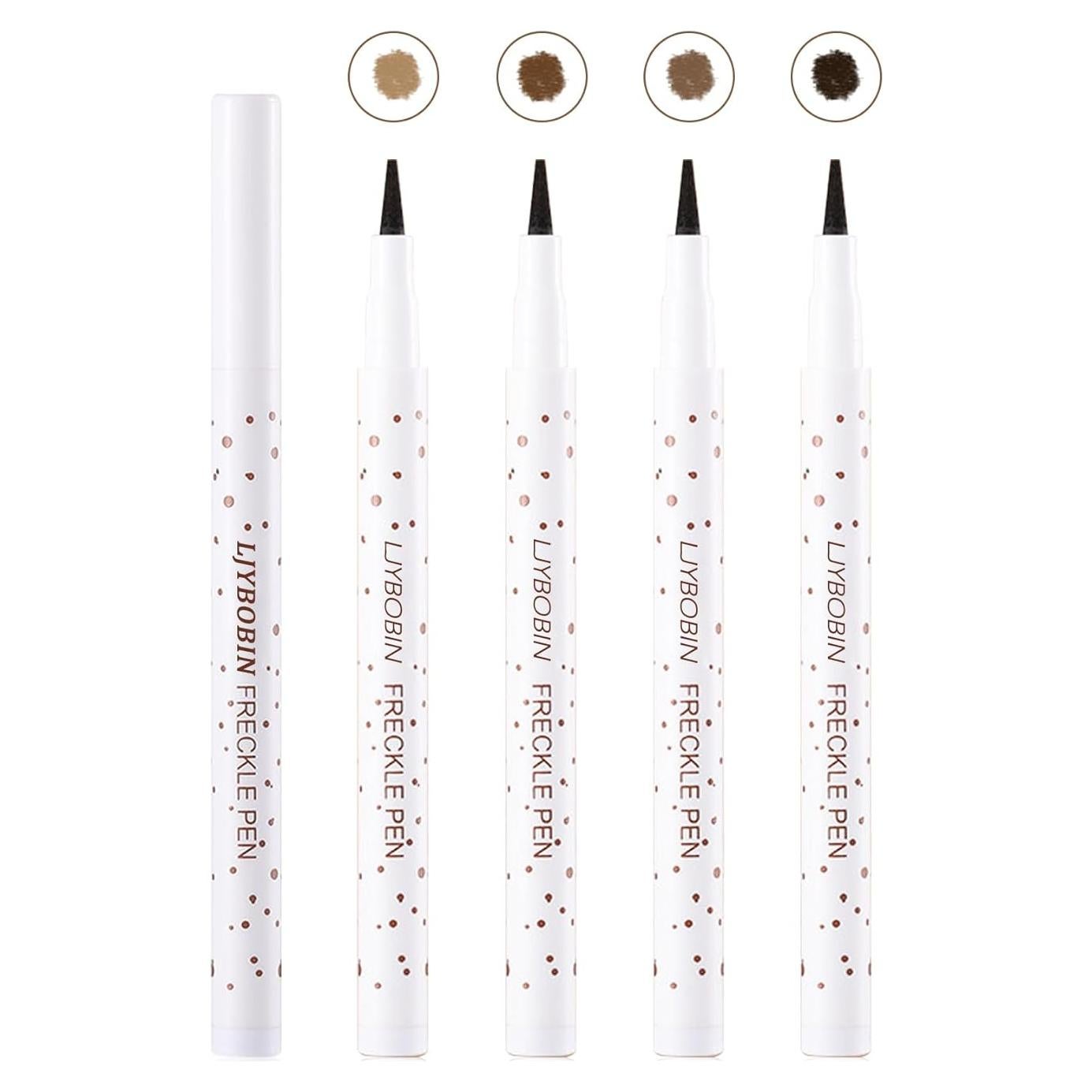 Bolígrafo de Maquillaje de Pecas LJYBoBin 4 Colores