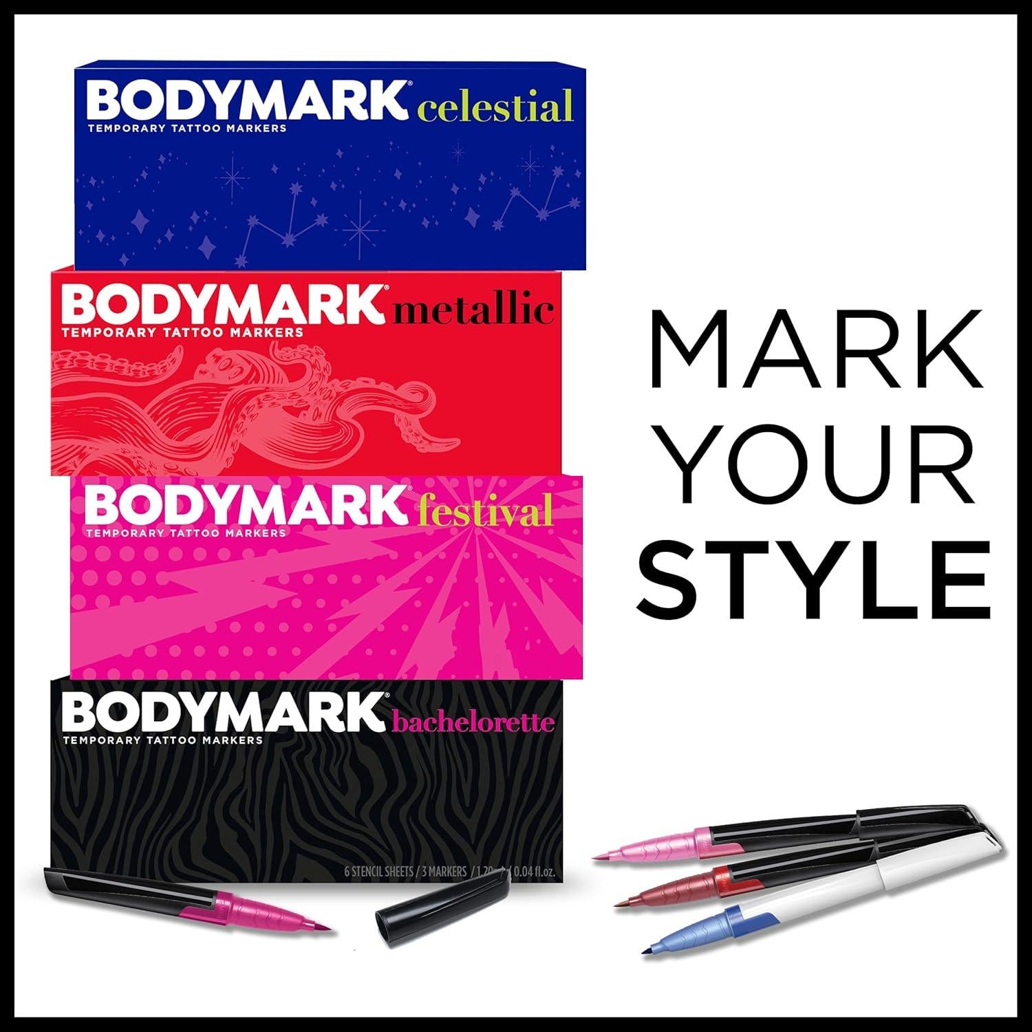 Bolígrafo de Pecas BodyMark BIC Marrón Oscuro 1 Unidad