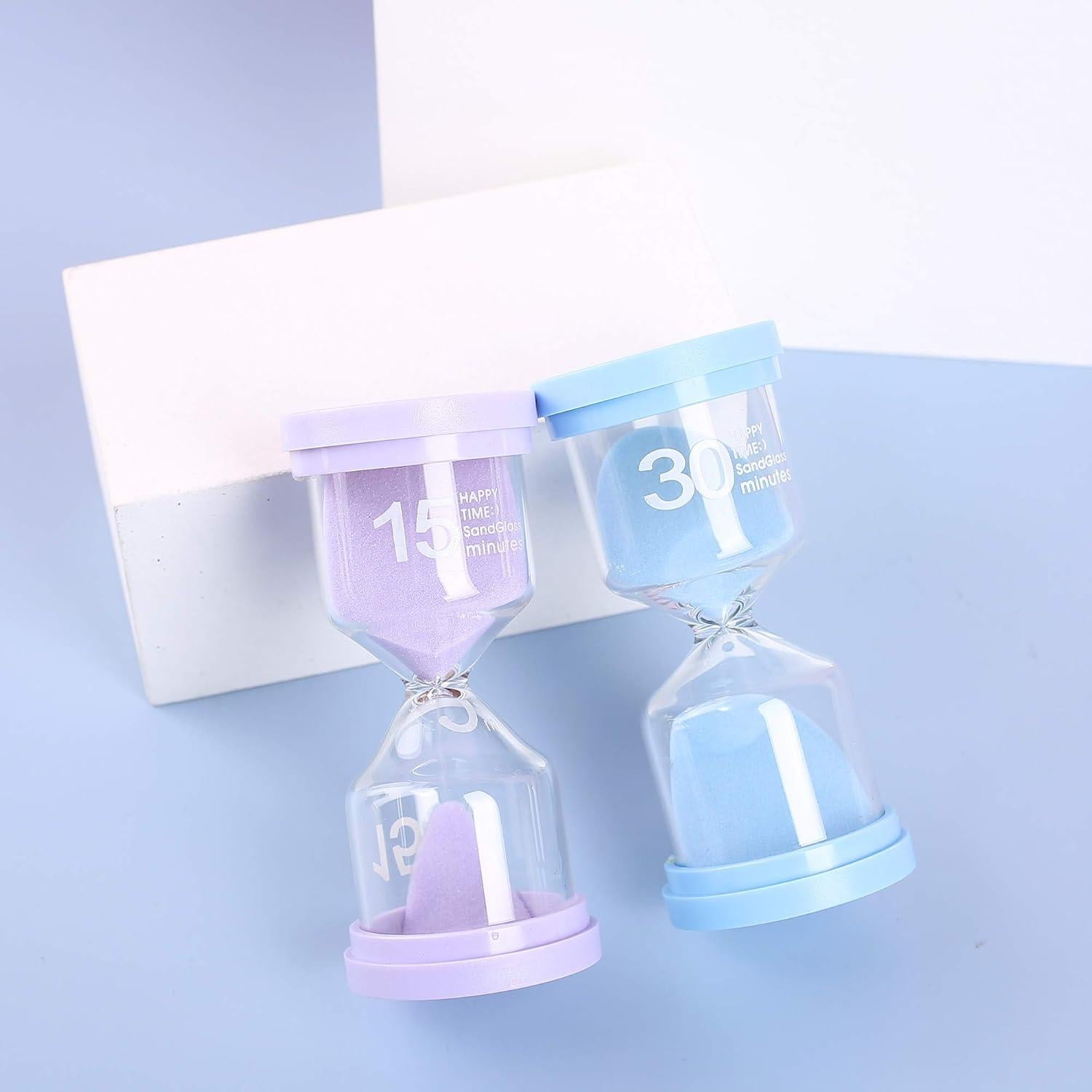 Relojes de Arena Toirxarn 4 Piezas Multicolor para Niños