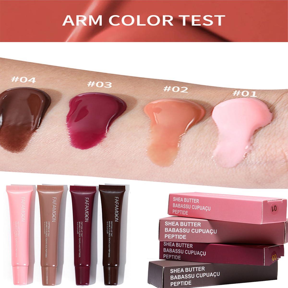 Juego de Brillo Labial Hidratante Baorder - 4 Colores, 70g