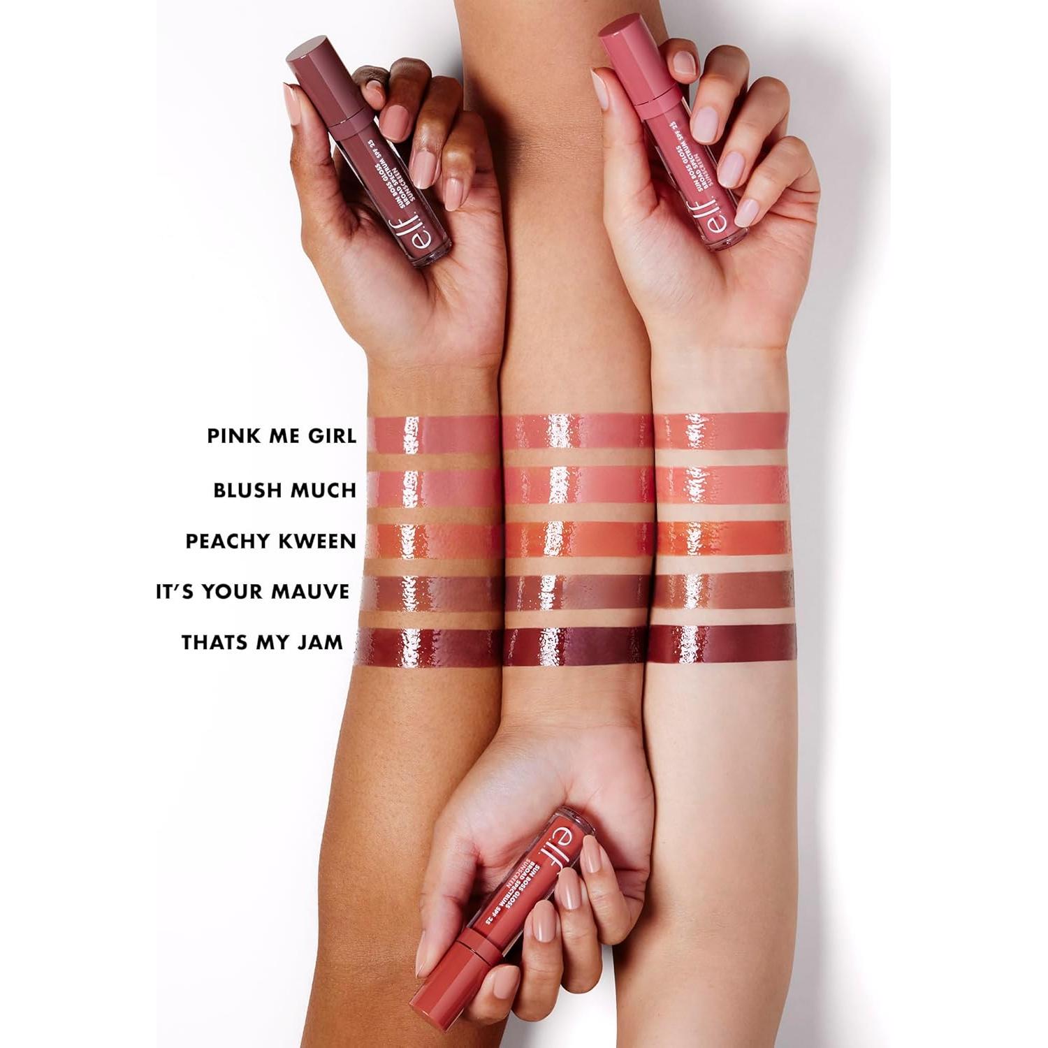 Brillo Labial e.l.f. Solar Gloss SPF 25 Chica Pink-Me