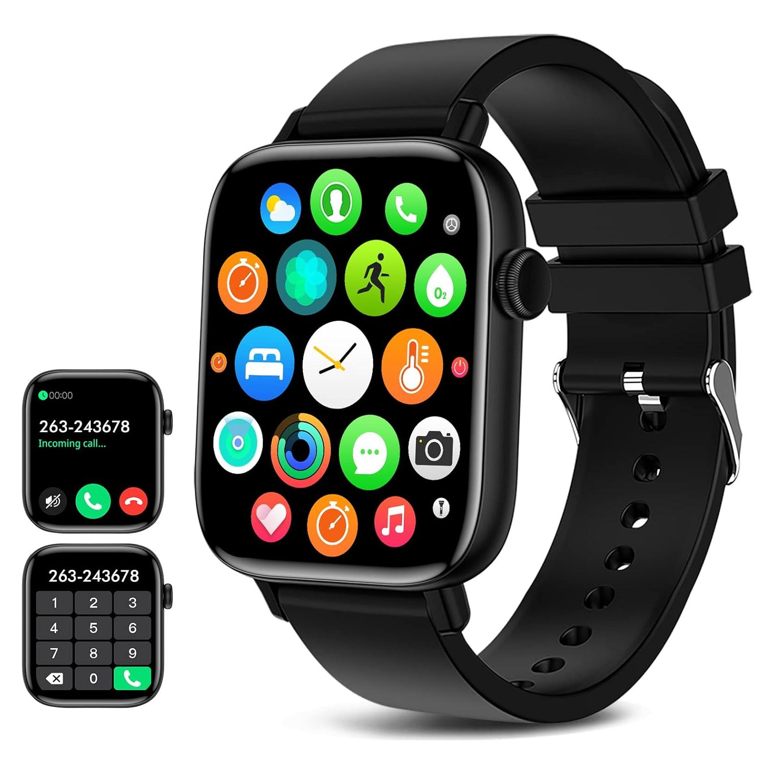 Reloj Inteligente BYBUKCKR con Pantalla HD 1.9" y Monitor de Salud