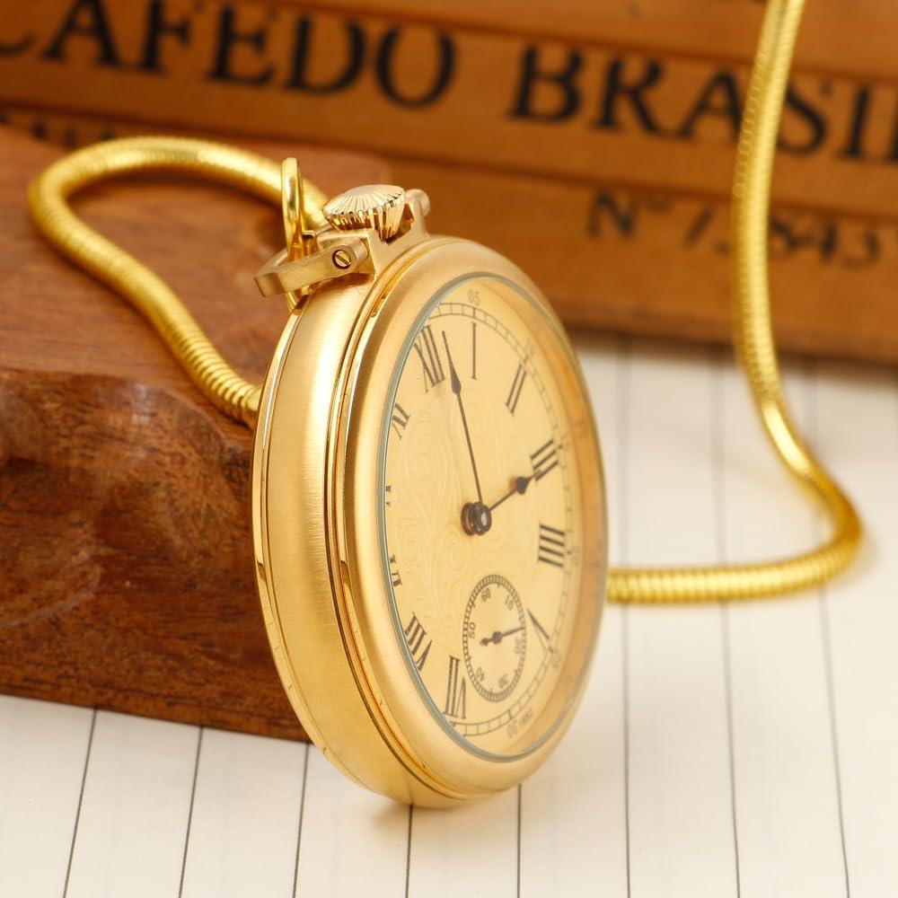 Reloj de bolsillo mecánico Alwesam acero inoxidable vintage