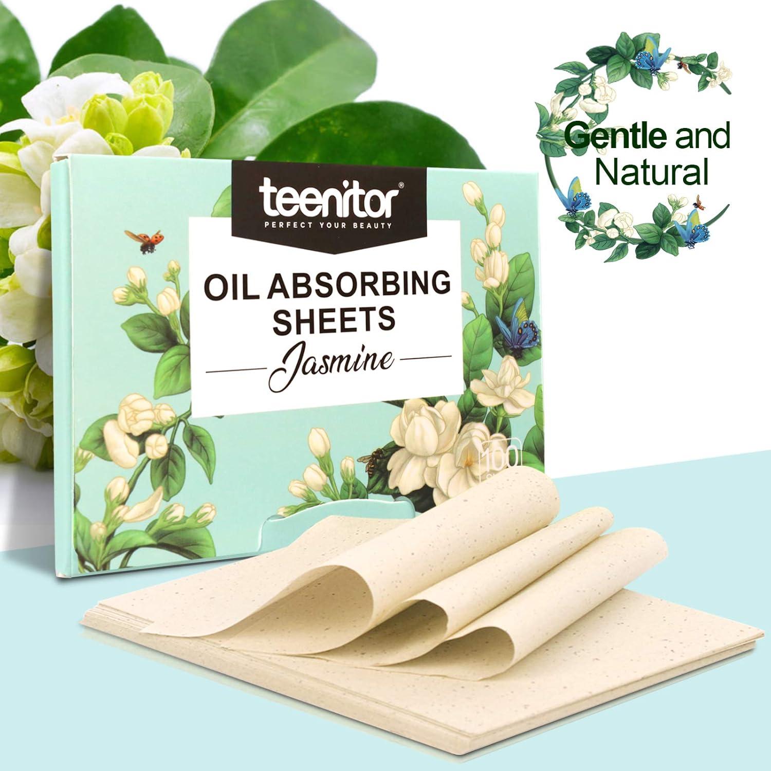 Hojas Absorbentes de Aceite Teenitor 100 Unidades Piel Grasa