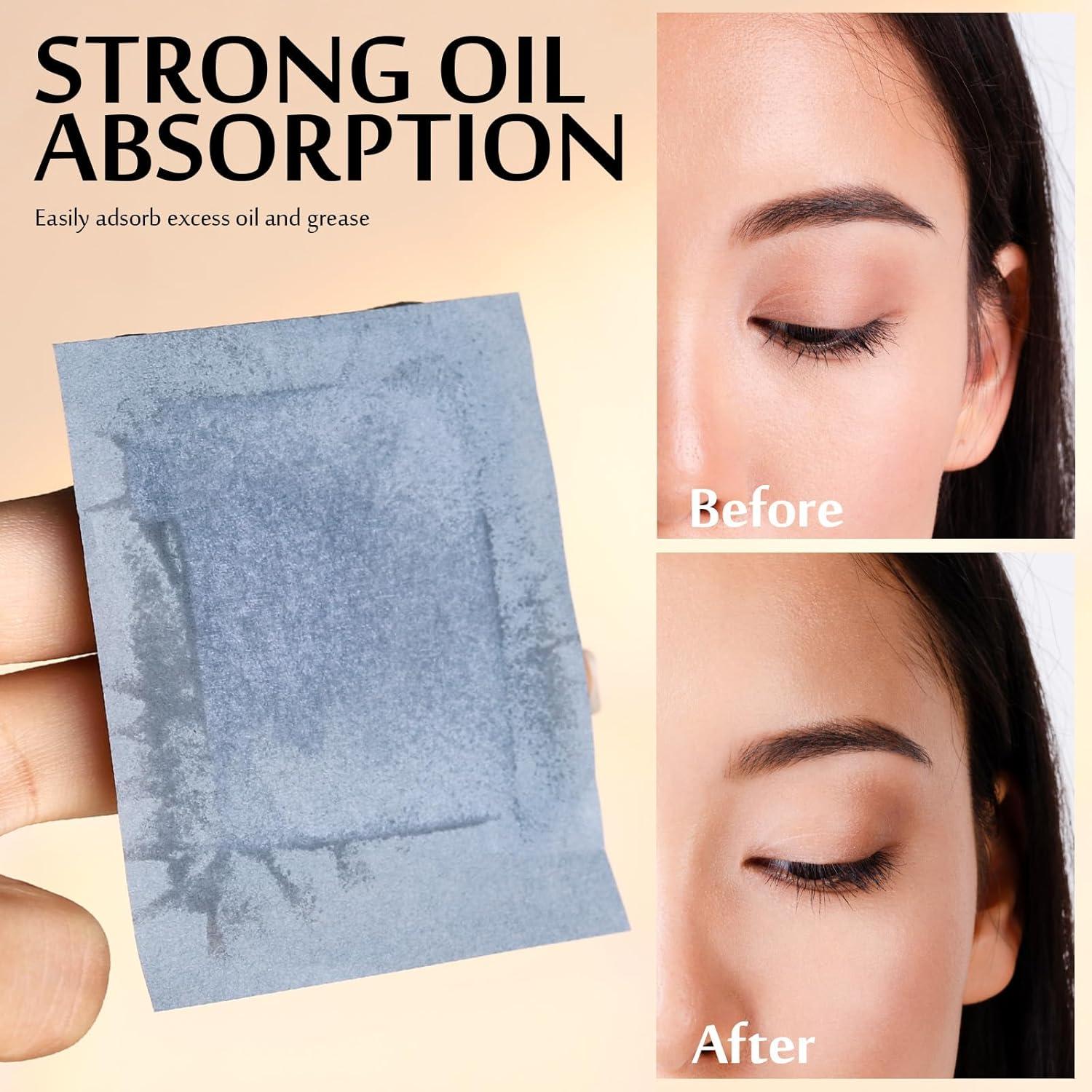 Papeles Absorbentes de Aceite HNYYZL - 300 Hojas con Espejo