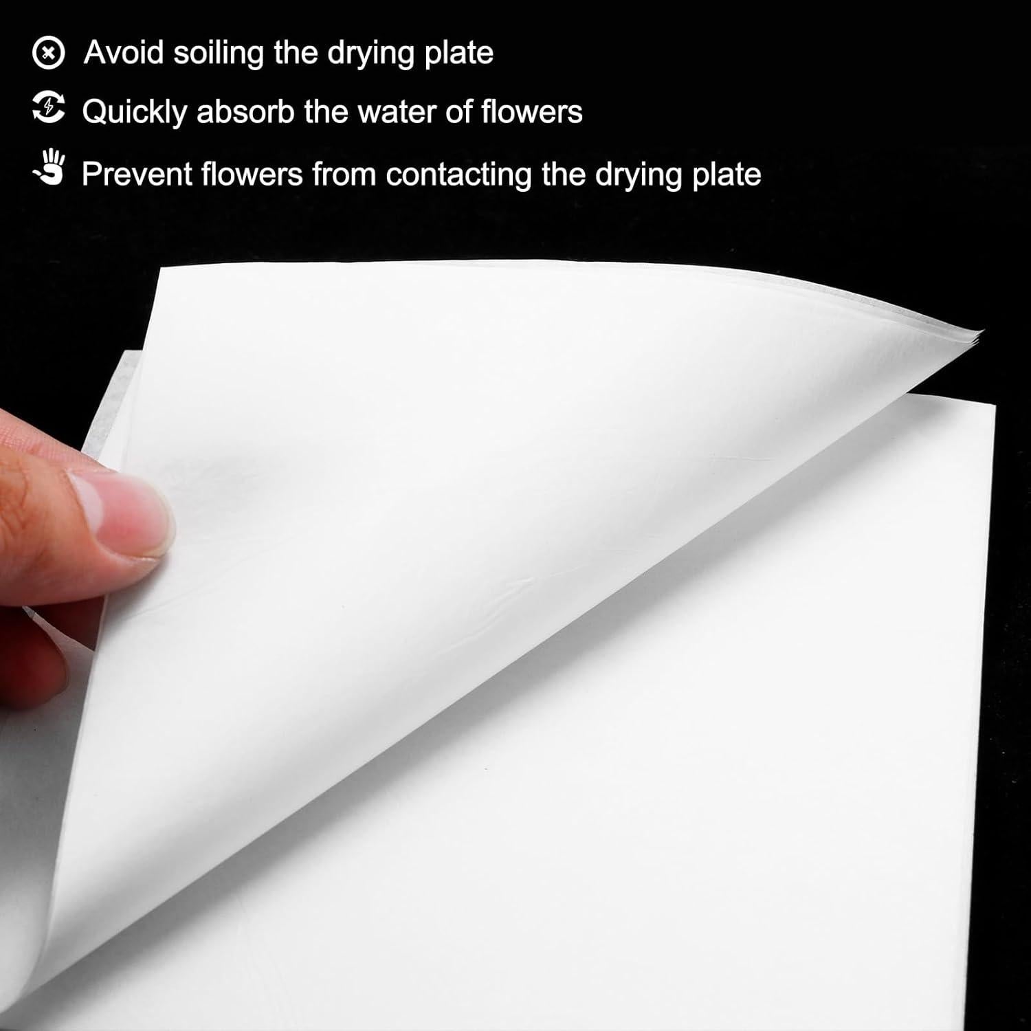 Papel para Prensar Flores PATIKIL 40 x 30 cm 30 Hojas