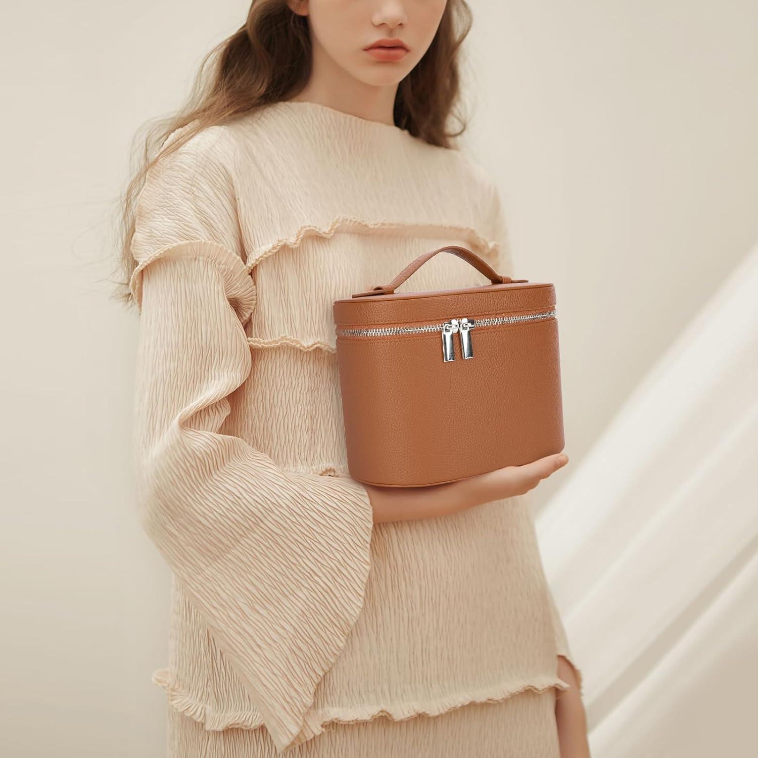 Bolsa de Maquillaje YFGBCX Estuche Organizador Portátil 20x15x14cm