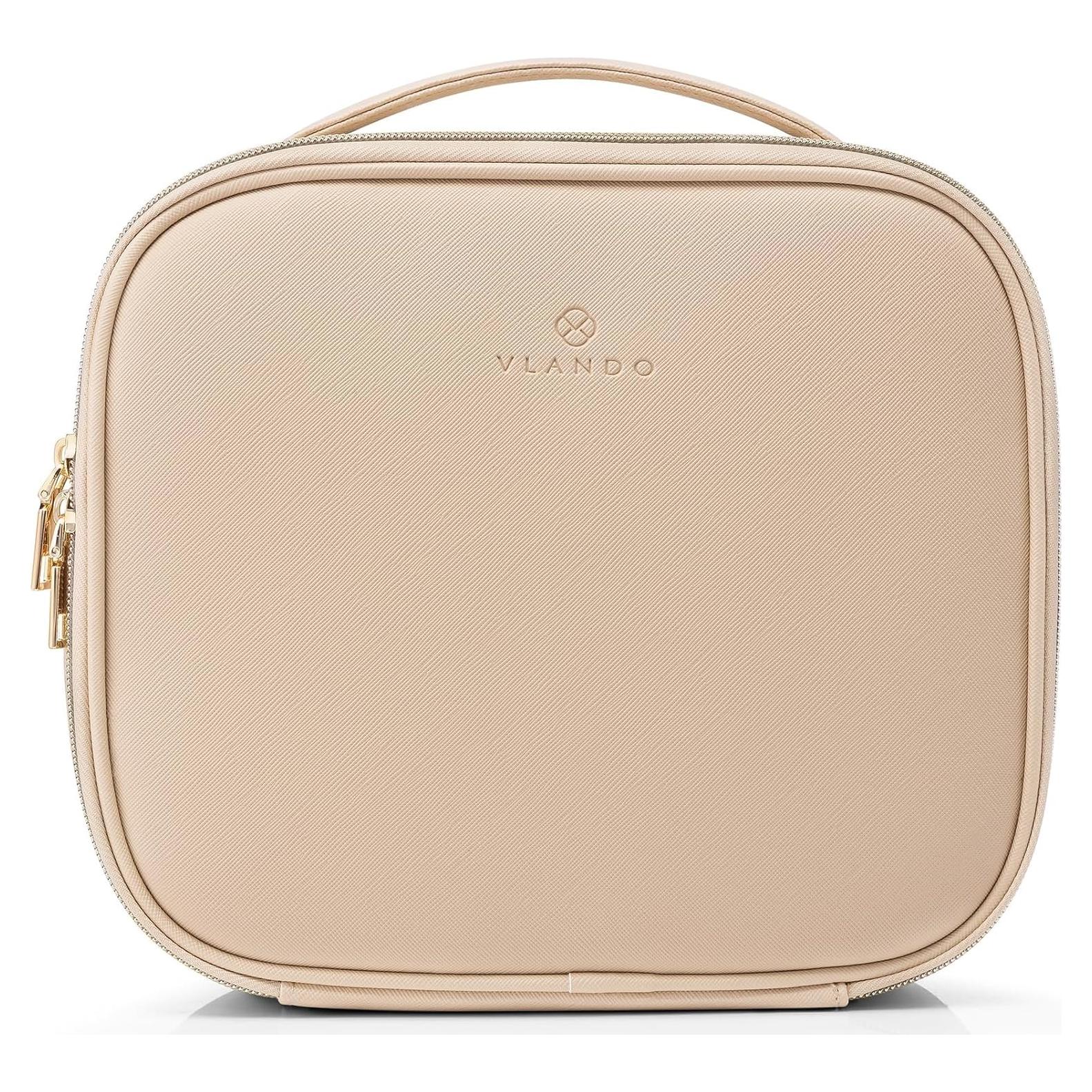 Bolsa de Maquillaje Vlando Mediana Cuero PU Impermeable