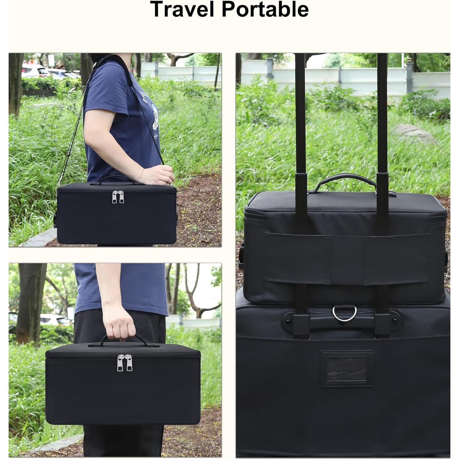 Bolsa de Maquillaje Relavel Grande con Divisores Ajustables