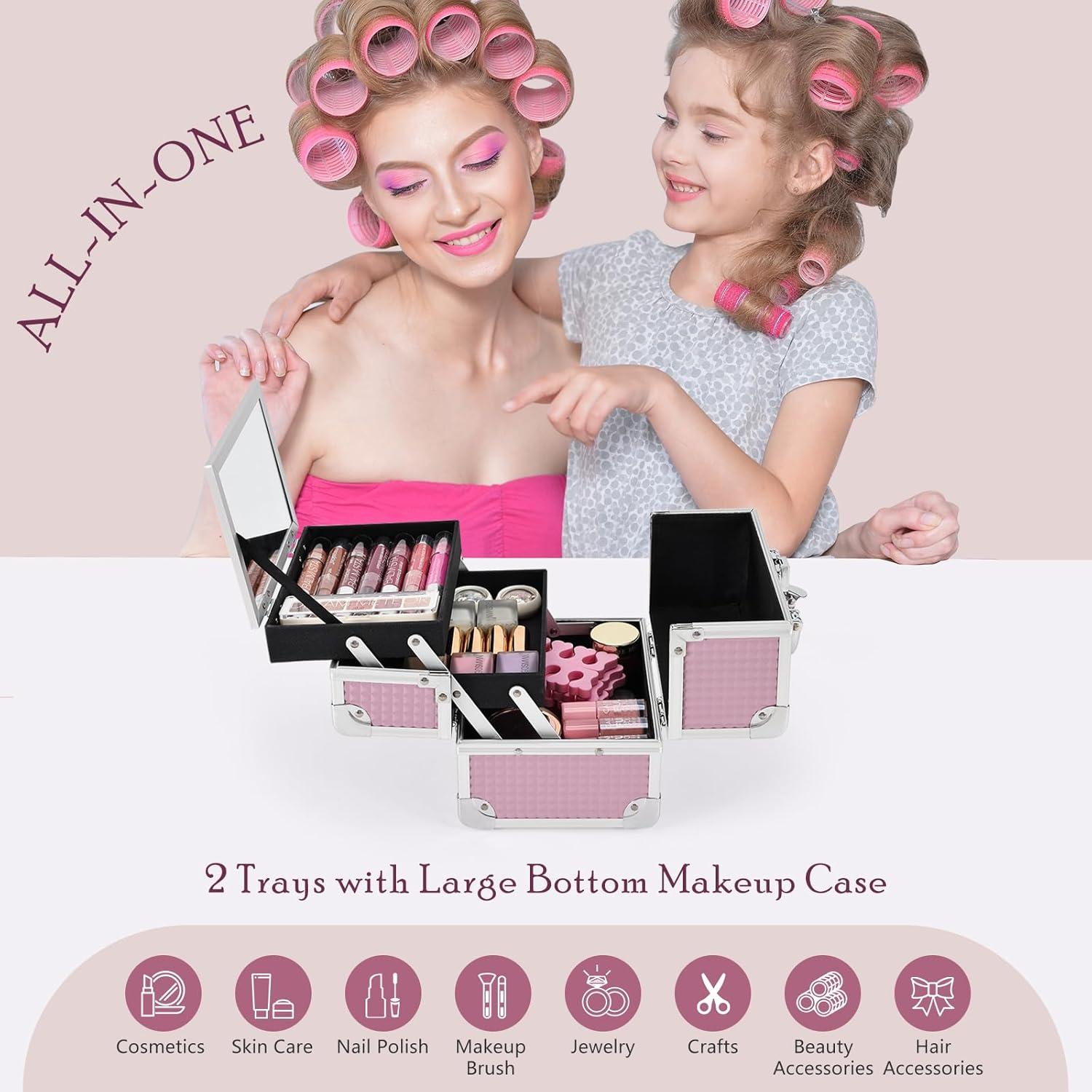 Estuche de Maquillaje Joligrace Rosa 19.56x16x14.99cm