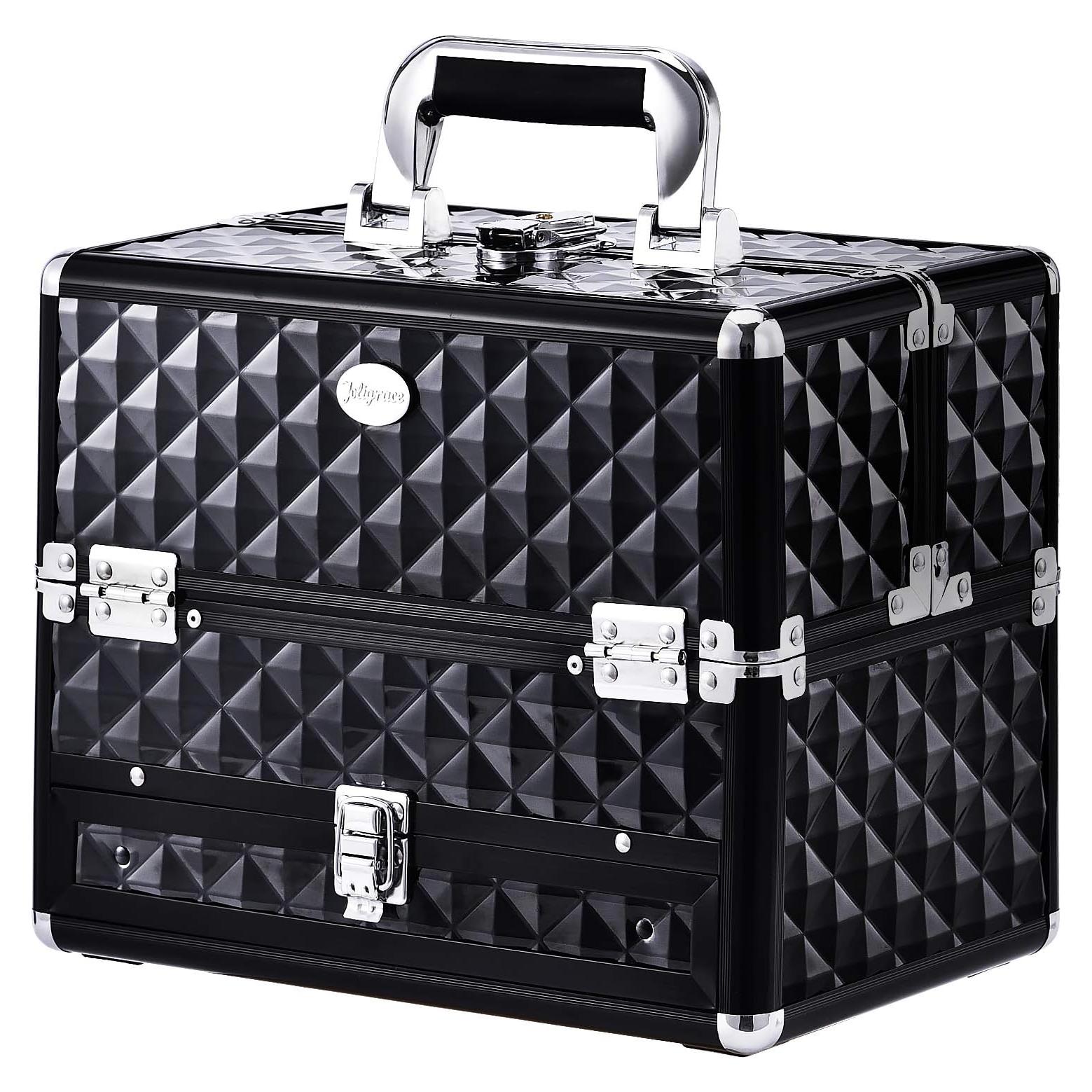 Estuche de Maquillaje Profesional Joligrace Negro 29,97x17,78x22,86cm