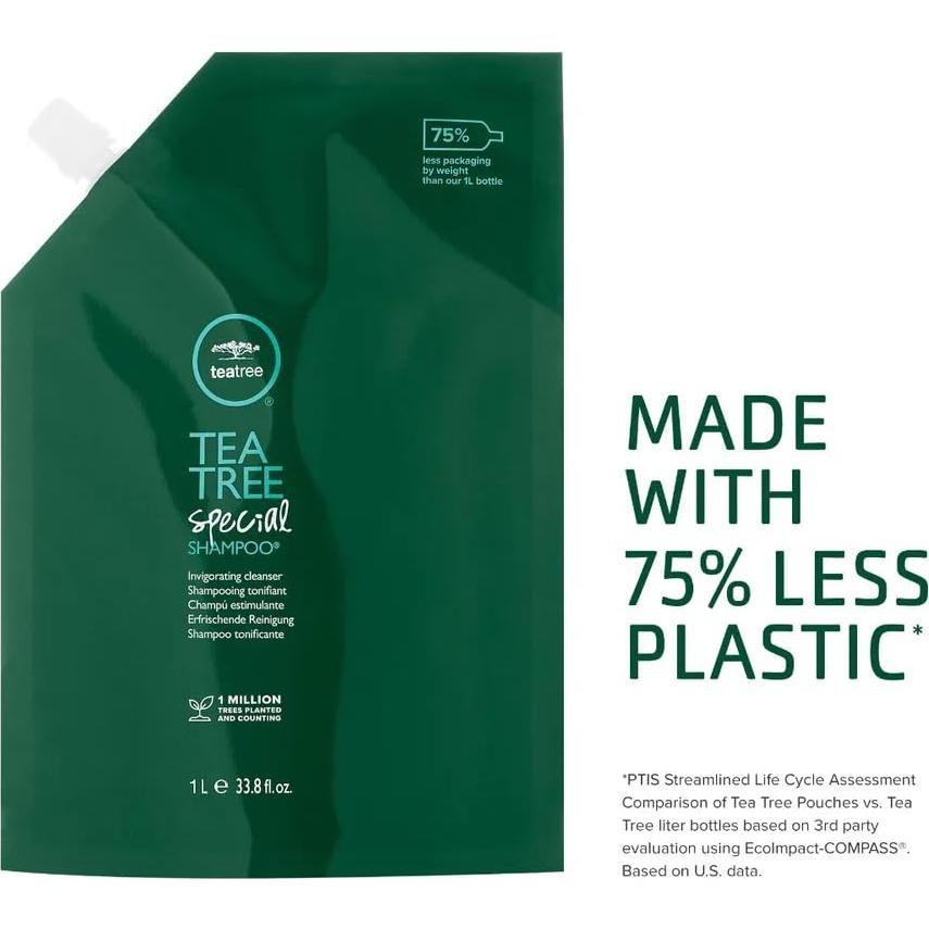 Champú Árbol de Té John Paul Mitchell 1L Limpieza Profunda