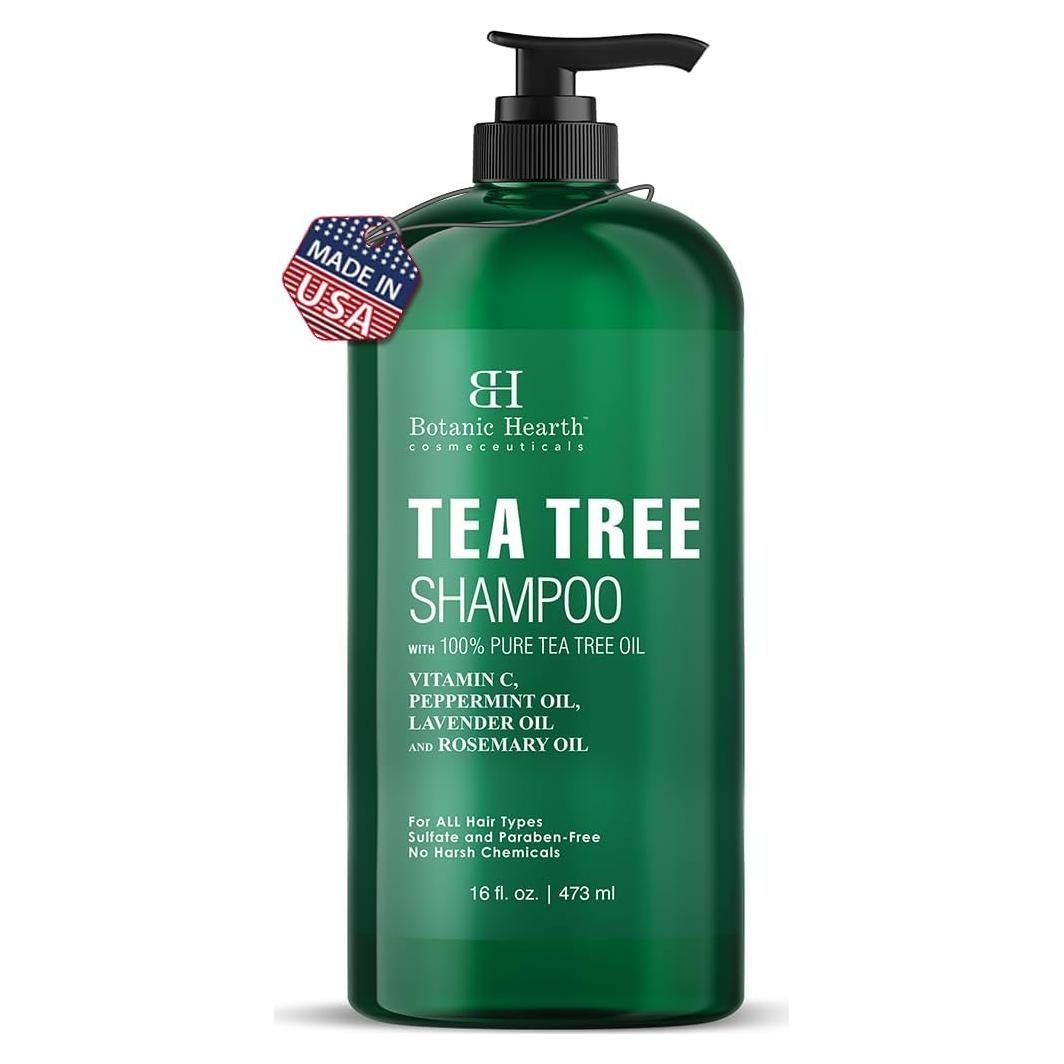 Champú Botanic Hearth Árbol de Té 473 ml Anticaspa