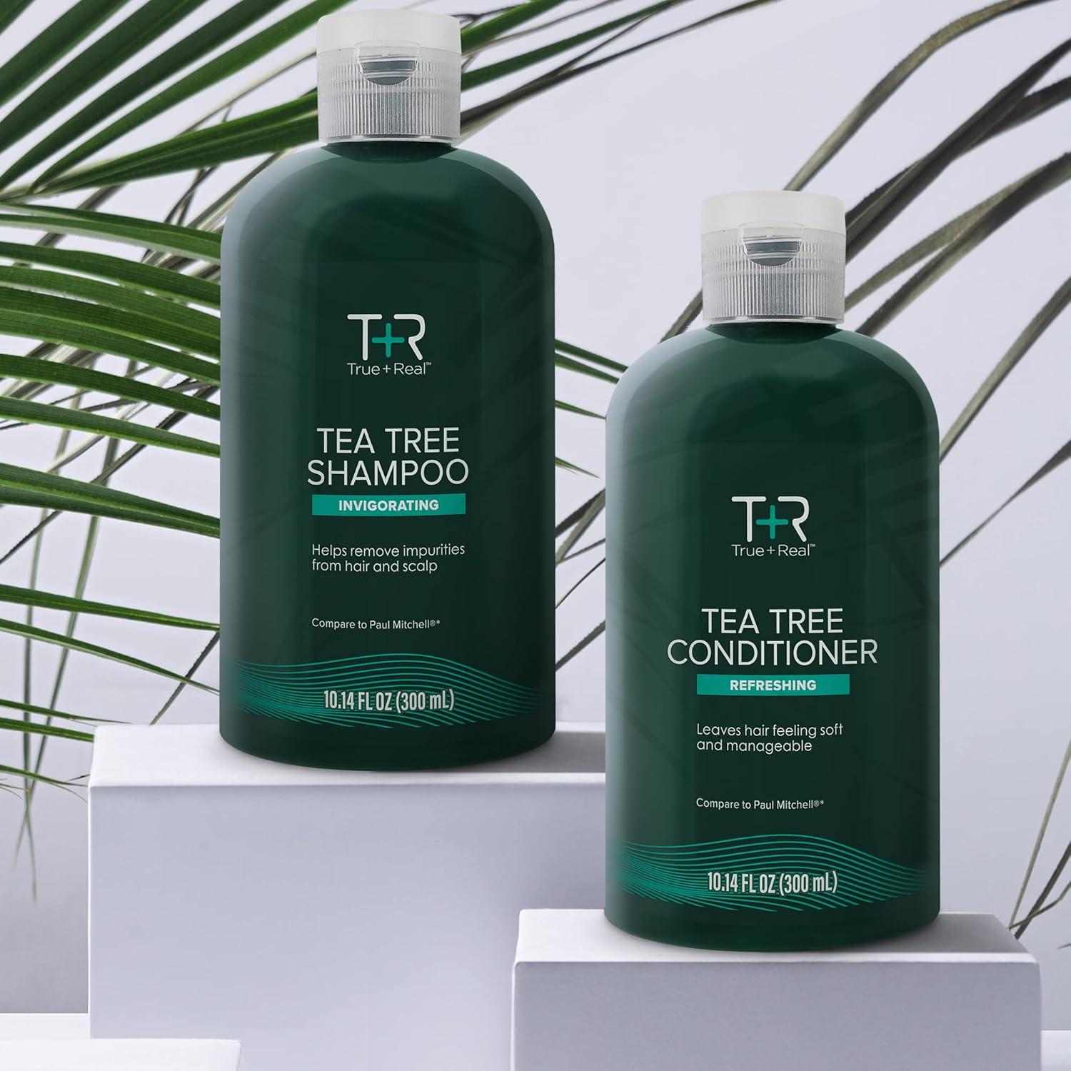 Champú de Árbol de Té True+Real 287 g Cuidado Profundo