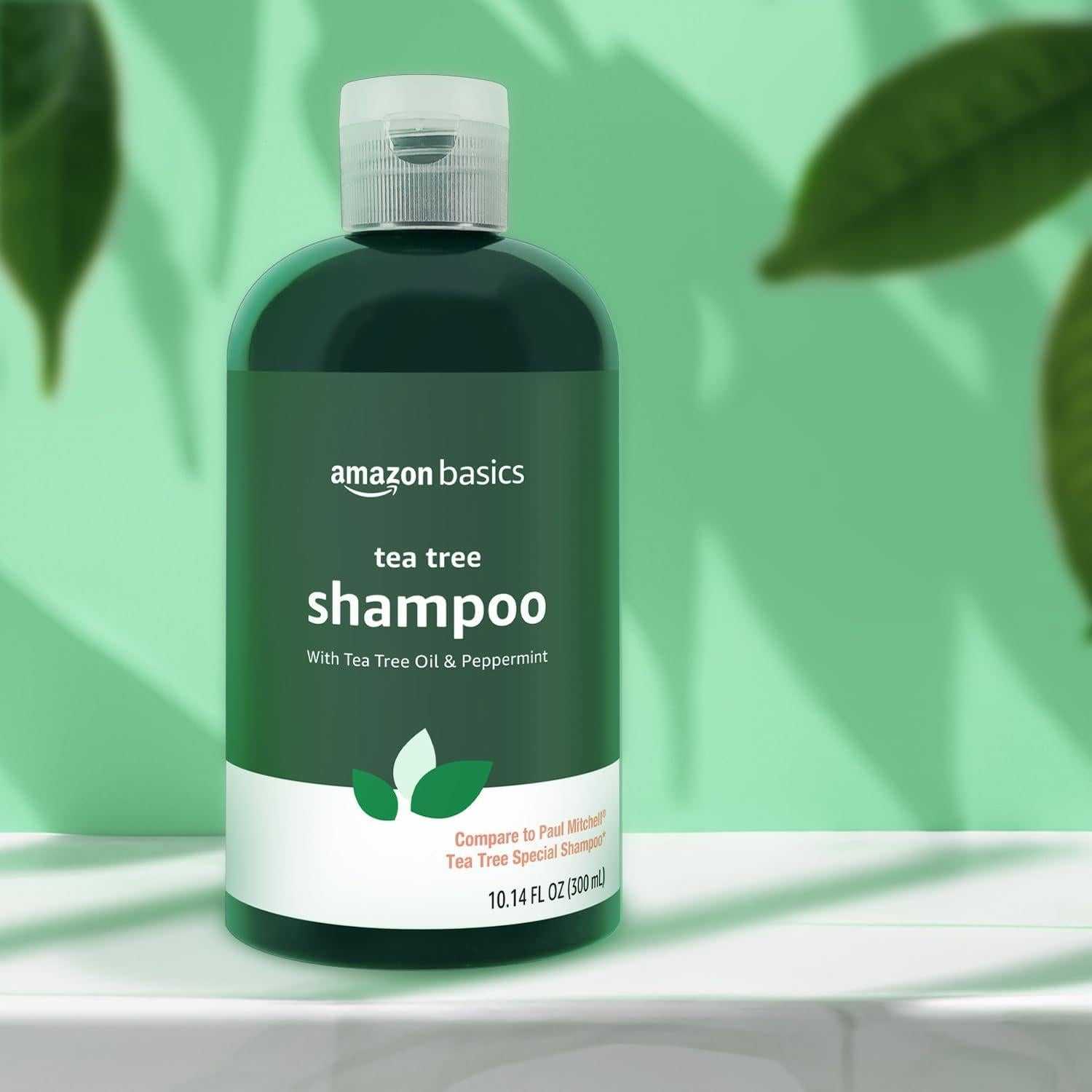 Champú de Árbol de Té Amazon Basics 300 ml - Cuidado Capilar