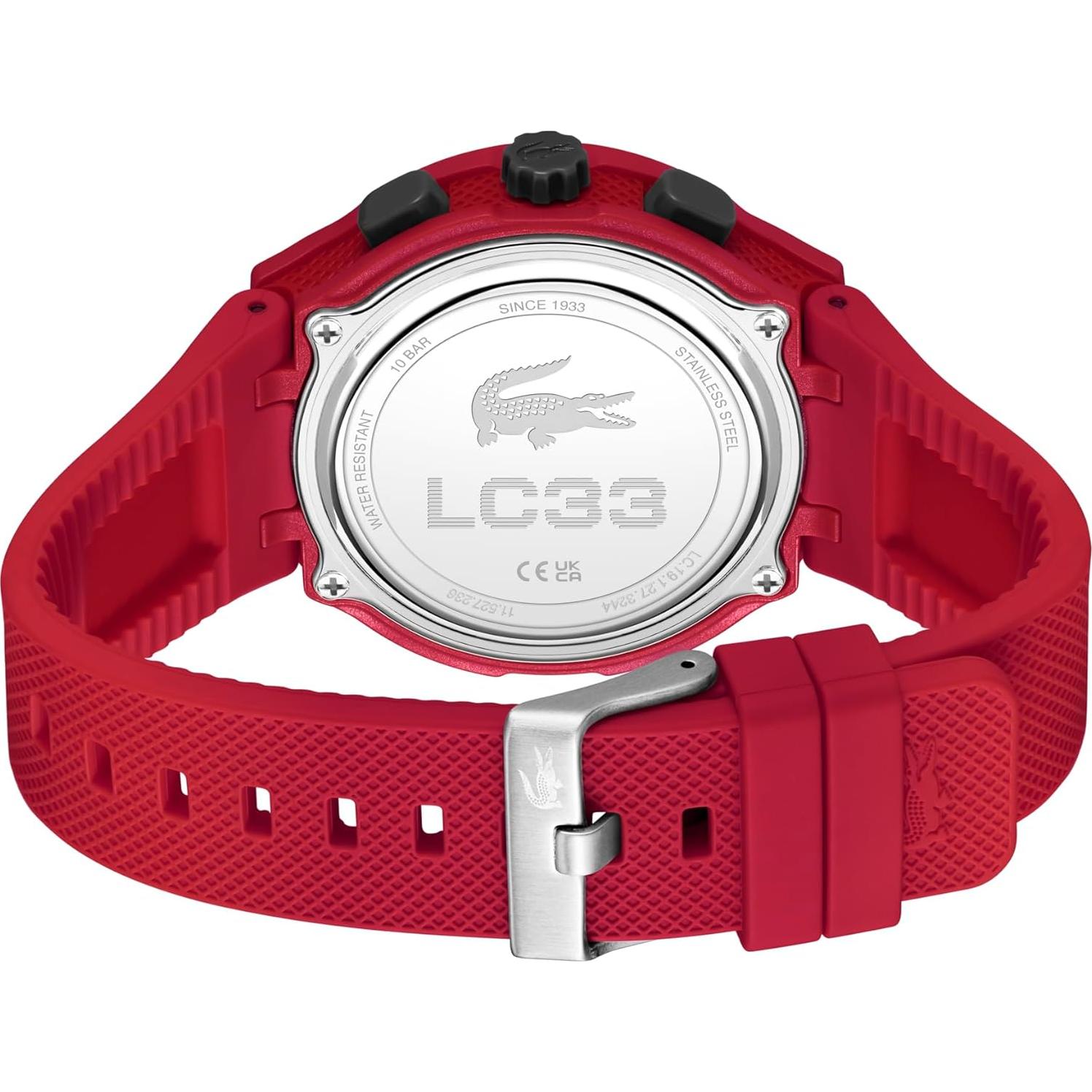 Reloj Lacoste LC33 Analógico y Digital Hombre 45mm Rojo