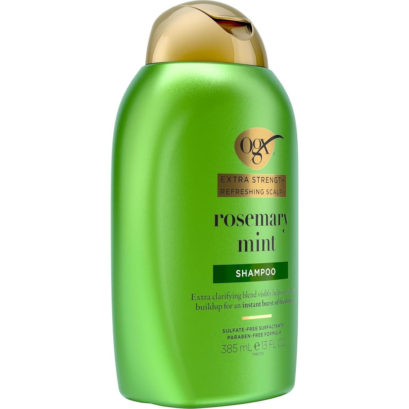 Champú Refrescante OGX 384 ml Romero y Menta Sin Sulfatos