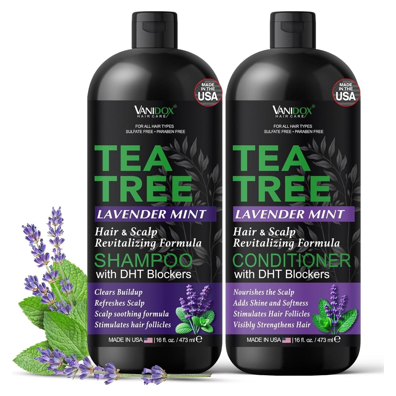 Champú y Acondicionador VANDOX Lavanda y Menta 473 ml