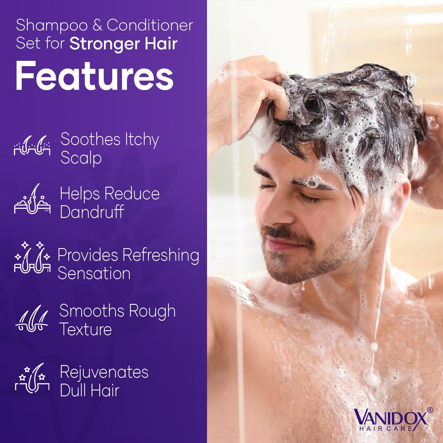 Champú y Acondicionador VANDOX Lavanda y Menta 473 ml