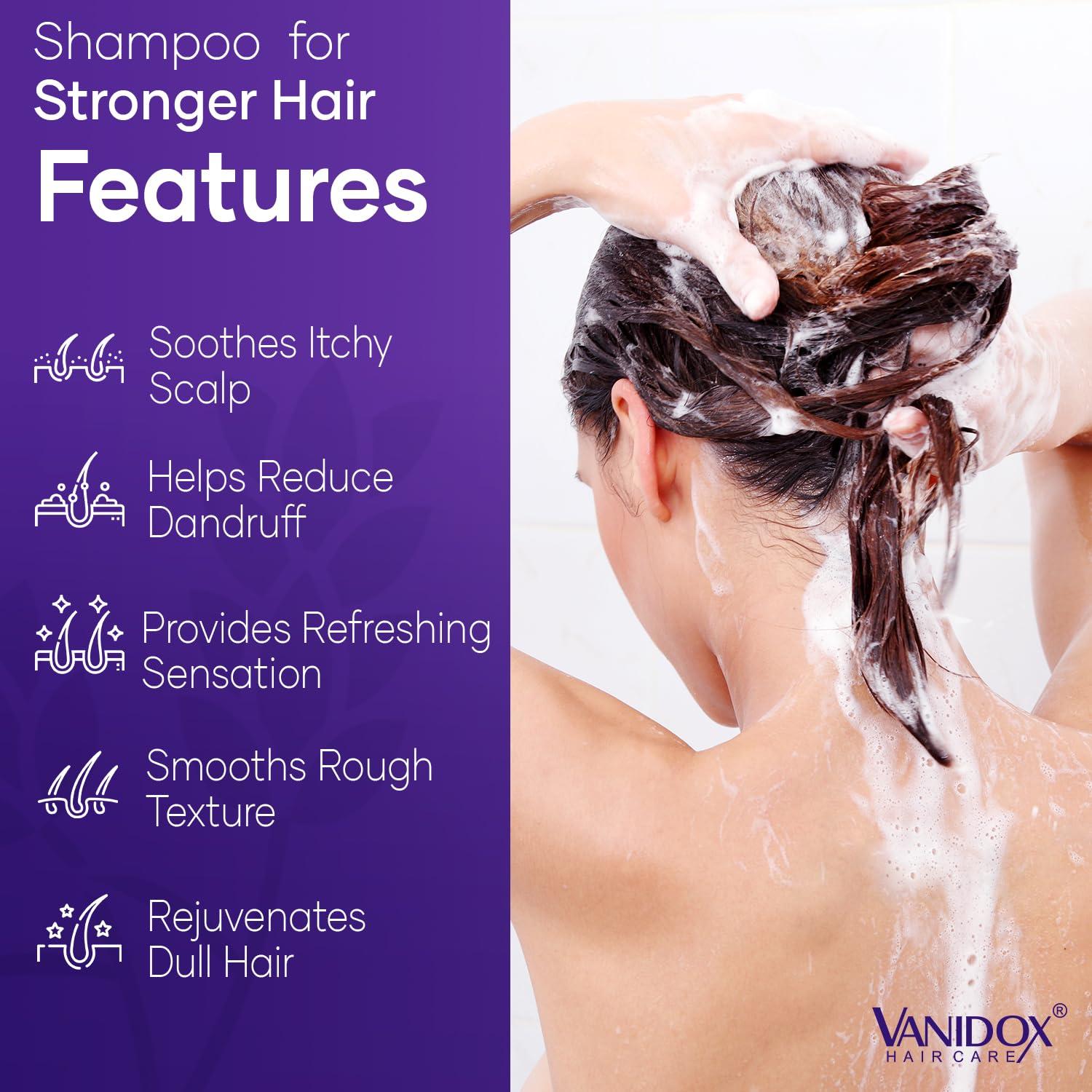 Champú VANIDOX de Árbol de Té, Lavanda y Menta 473 ml