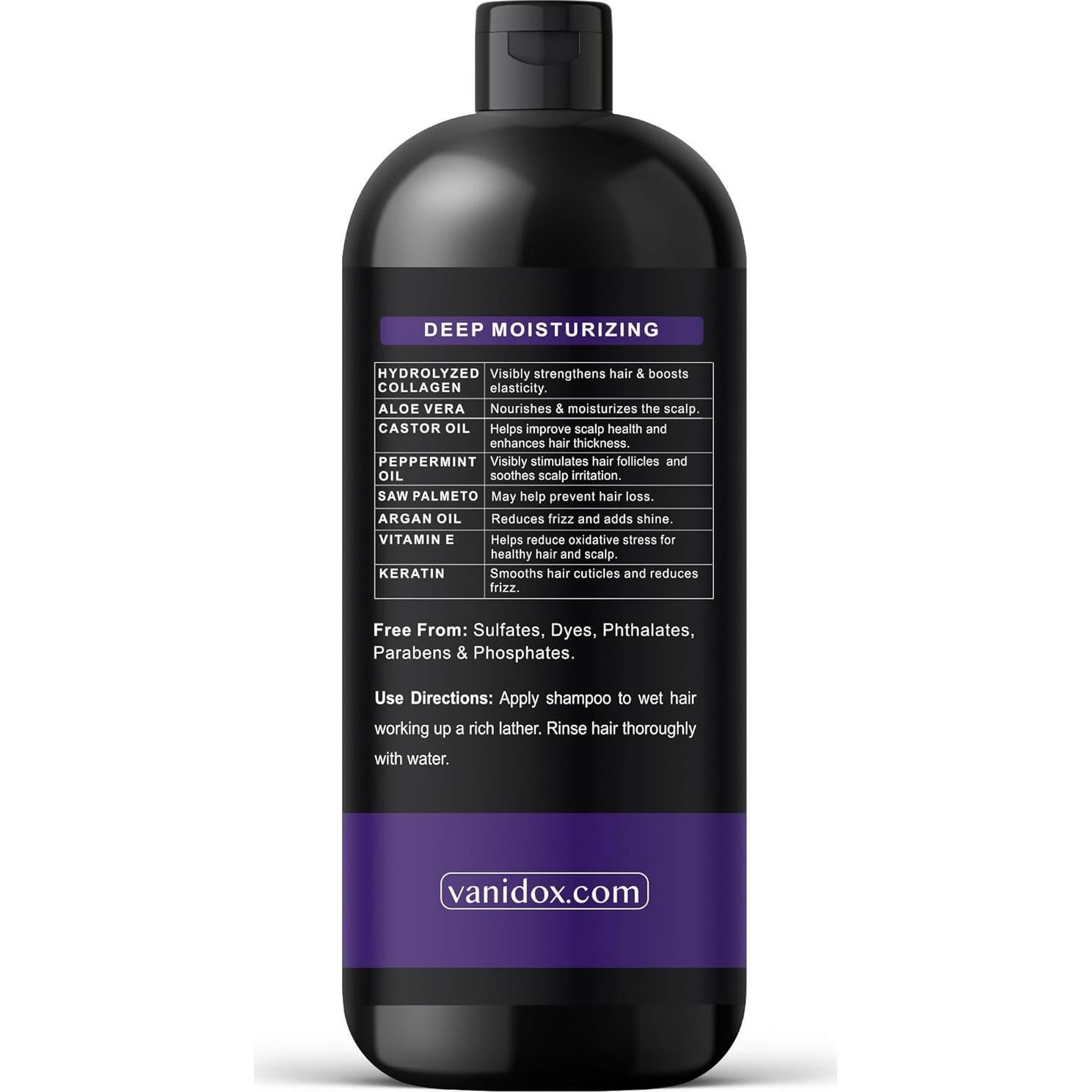 Champú VANIDOX de Árbol de Té, Lavanda y Menta 473 ml