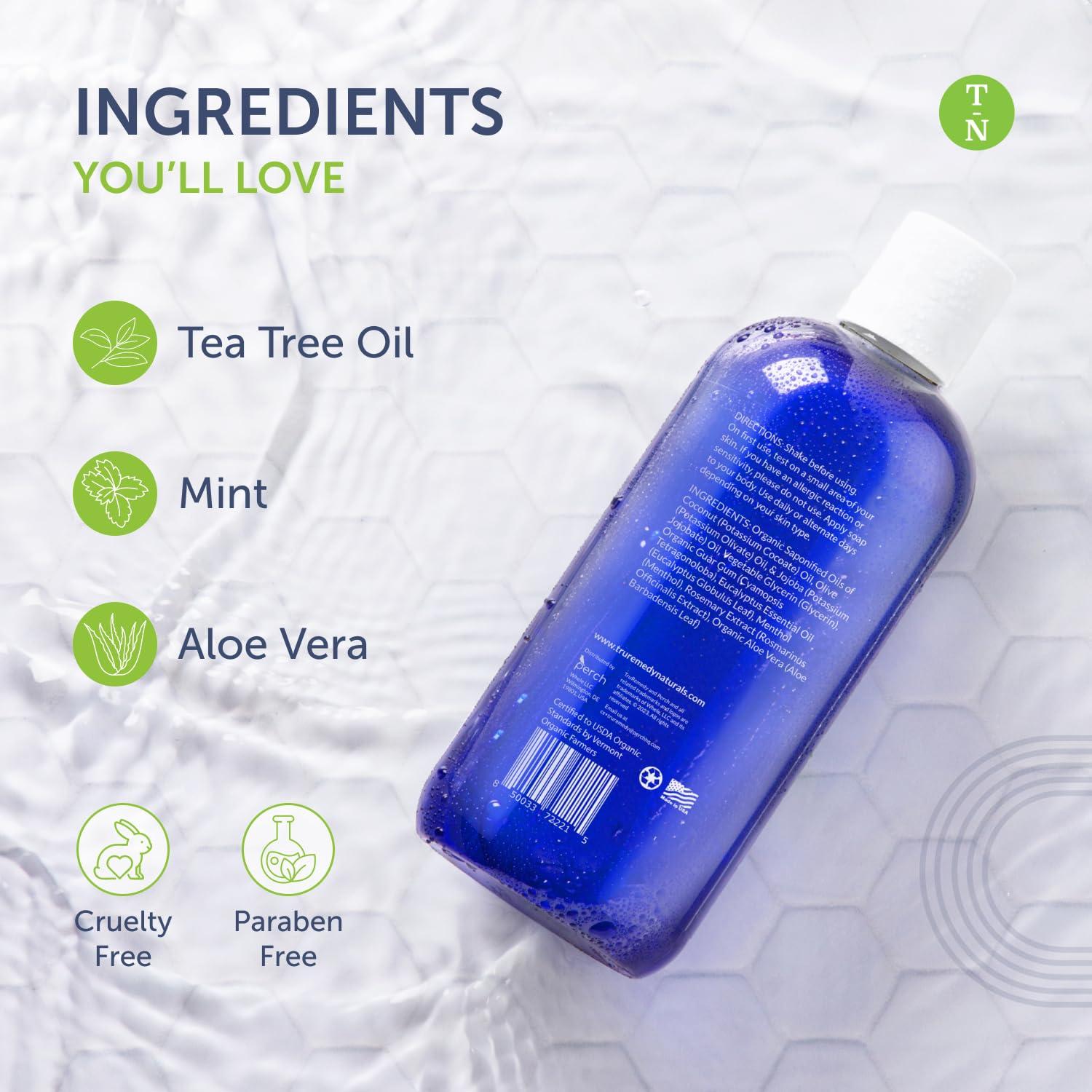 Jabón Corporal Truremedy Naturals 354ml Aceite de Árbol de Té