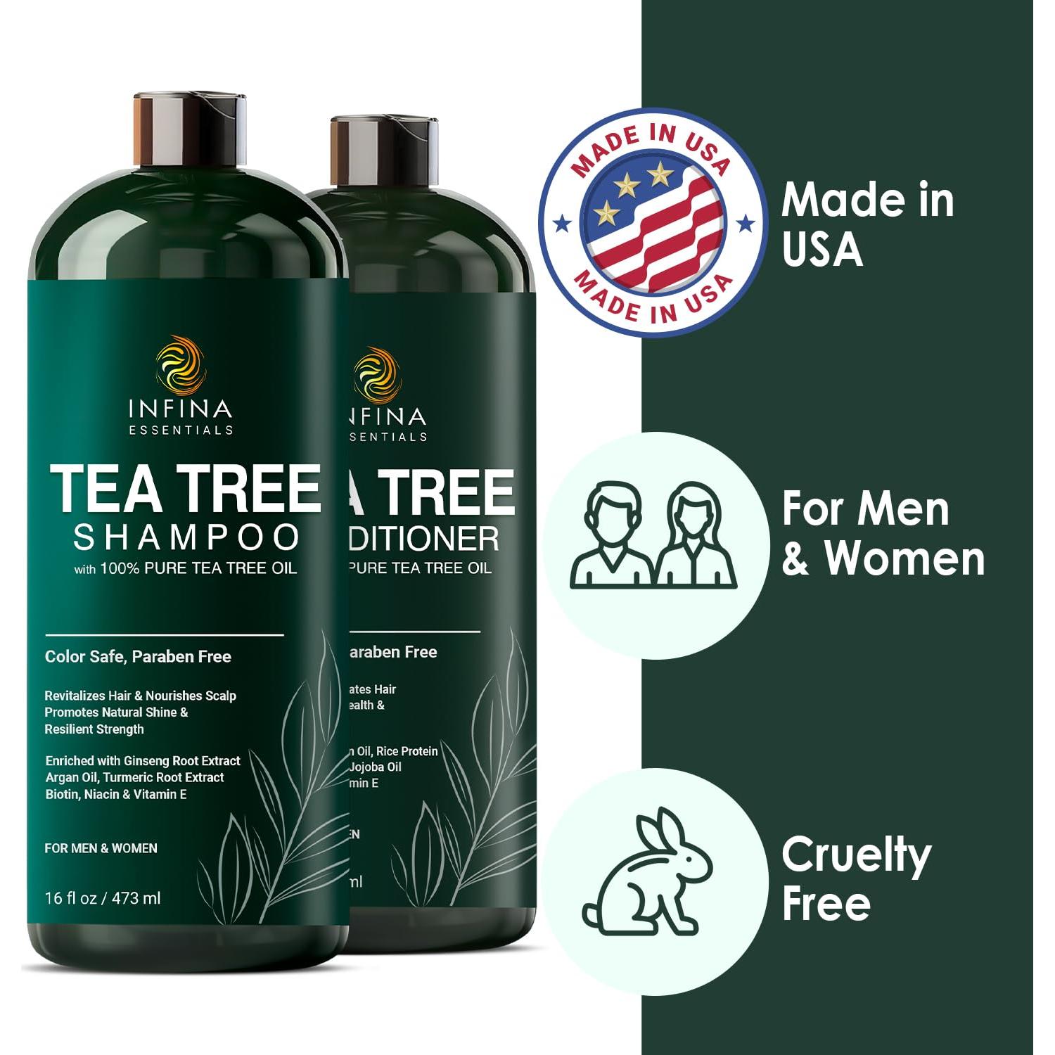 Juego de Champú y Acondicionador INFINA ESSENTIALS 480ml