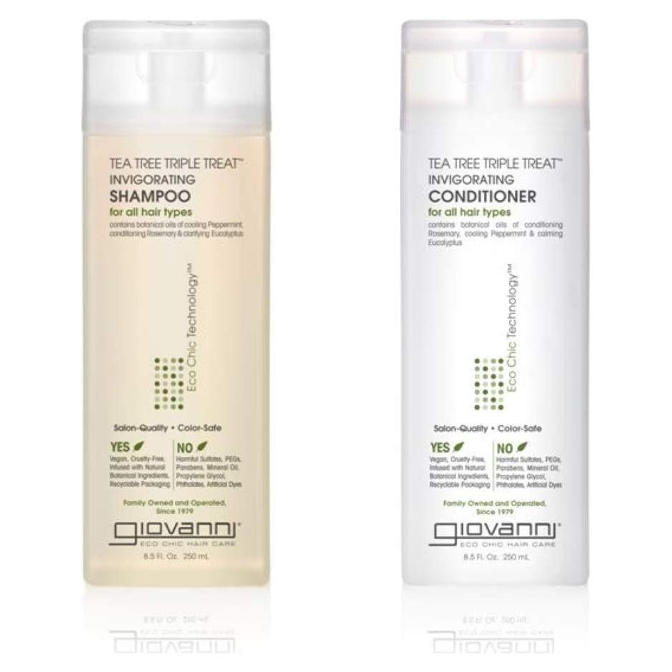 GIOVANNI Champú y Acondicionador Árbol de Té 2x250ml